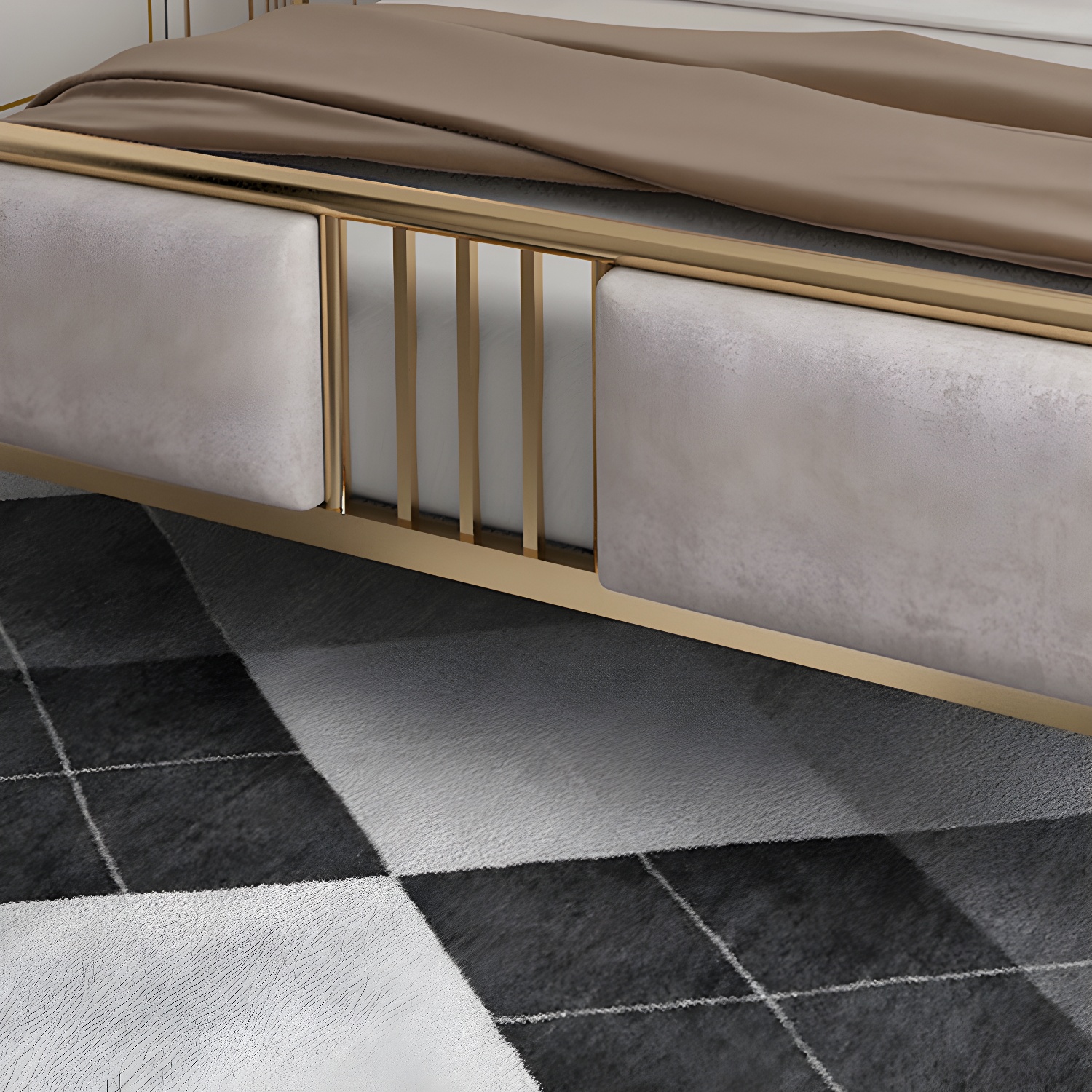 Glam Open-Frame Bed | Ormau - image 7