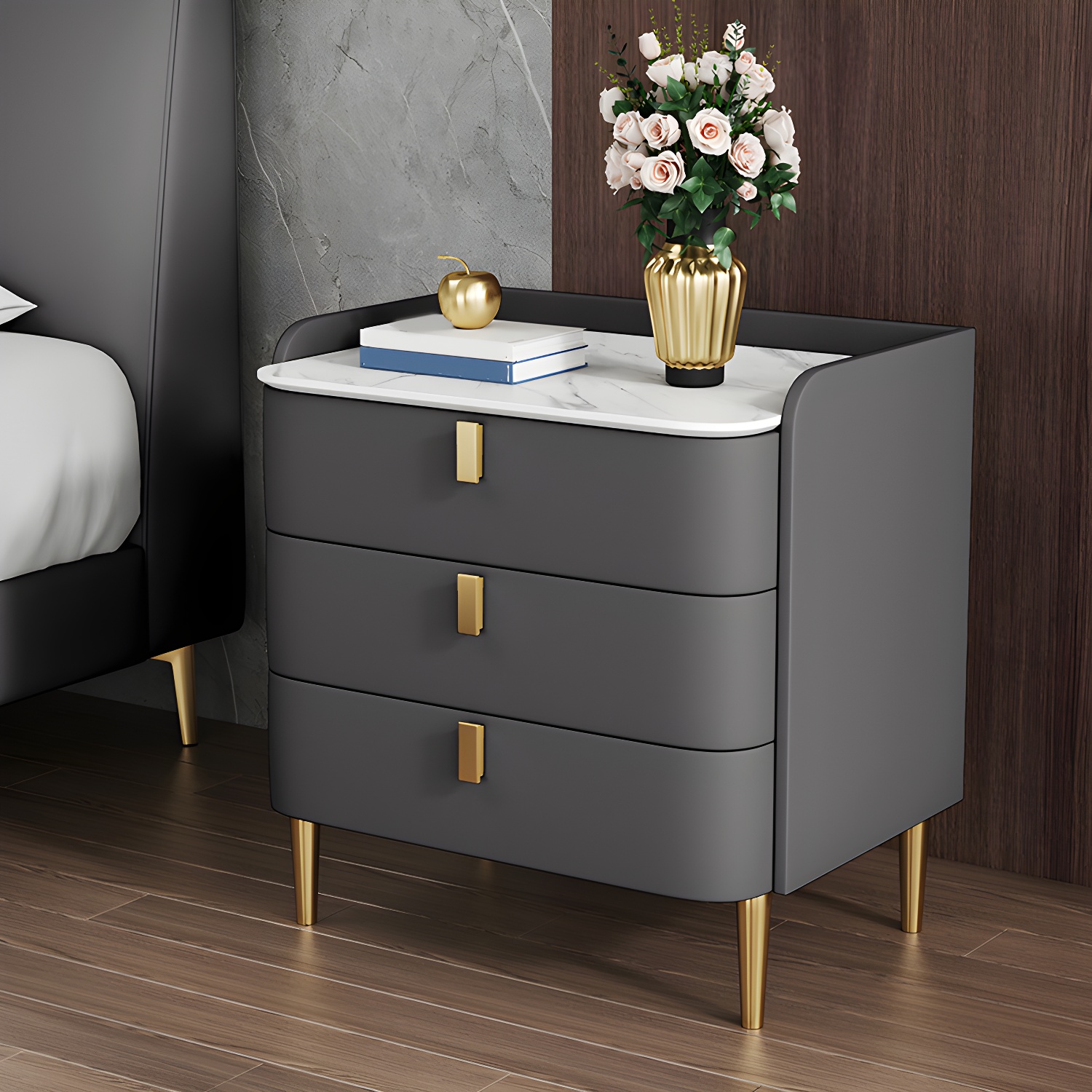 Drawer Storage Nightstand | Ormau - image 3