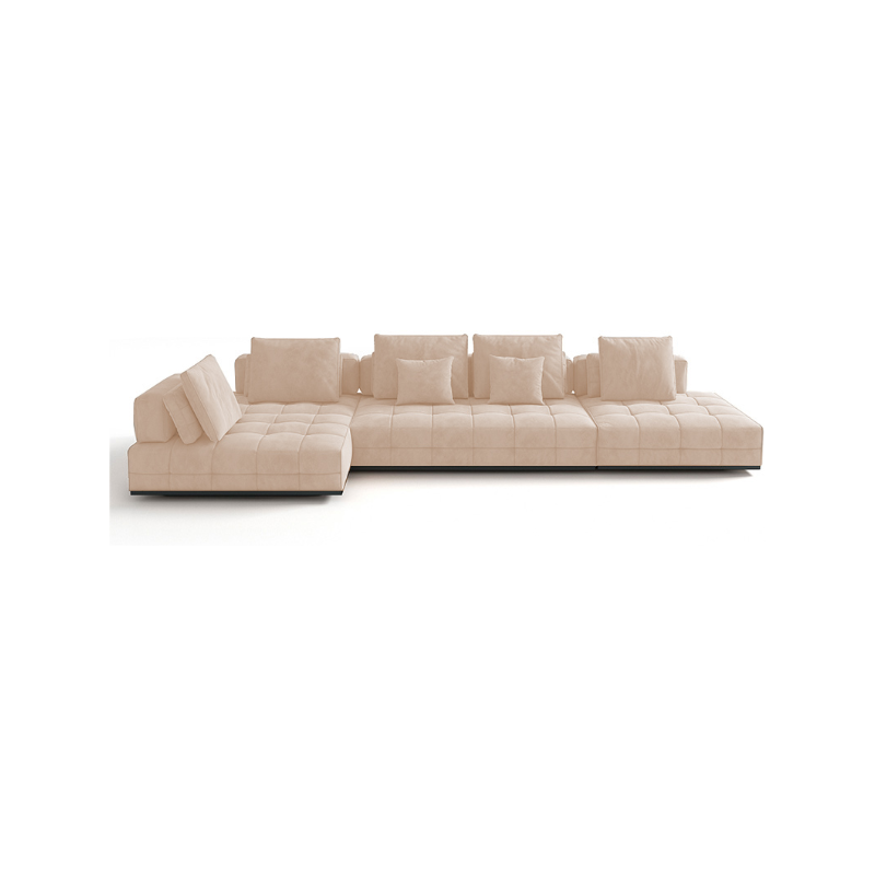Button-Tufted Corner Sectional | Ormau - image 17