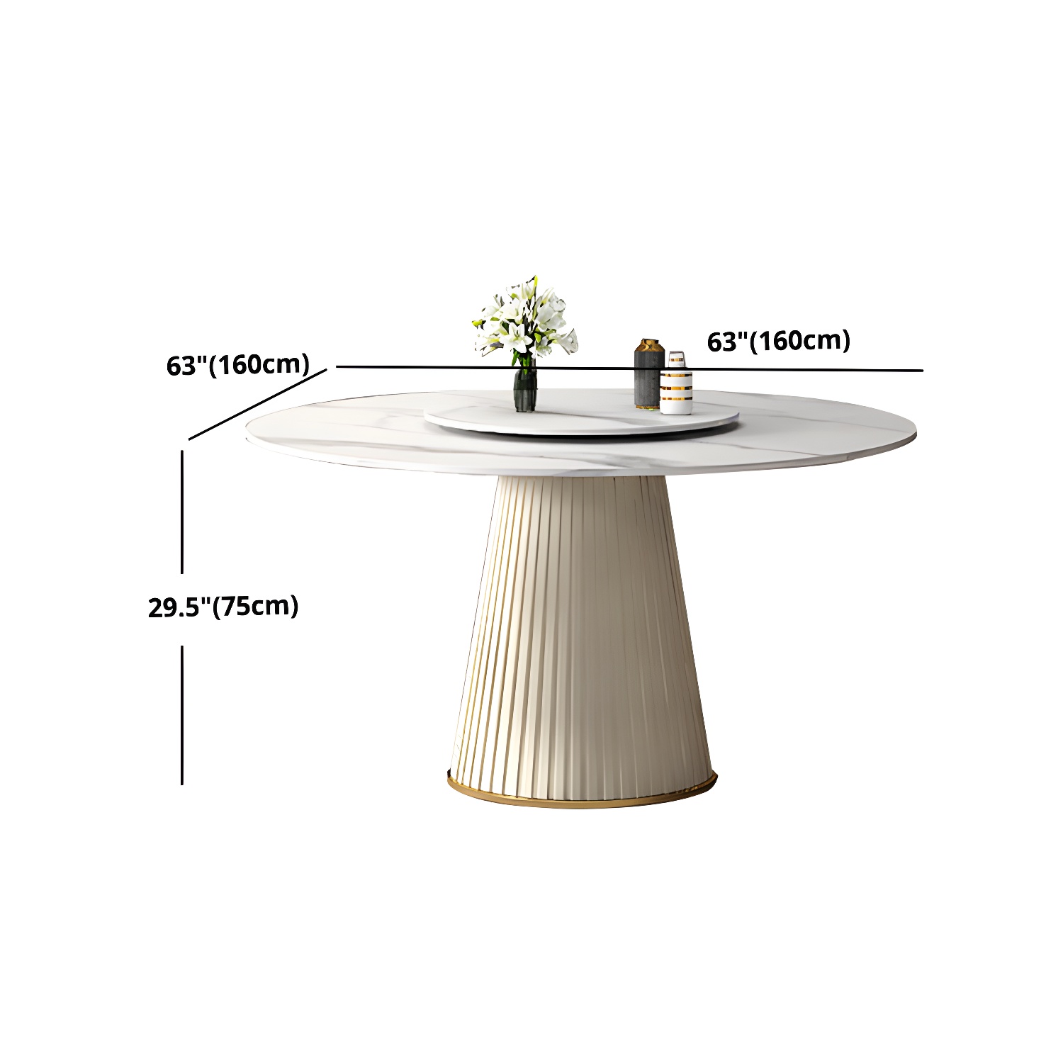 Round Stone Dining Table | Ormau - image 13