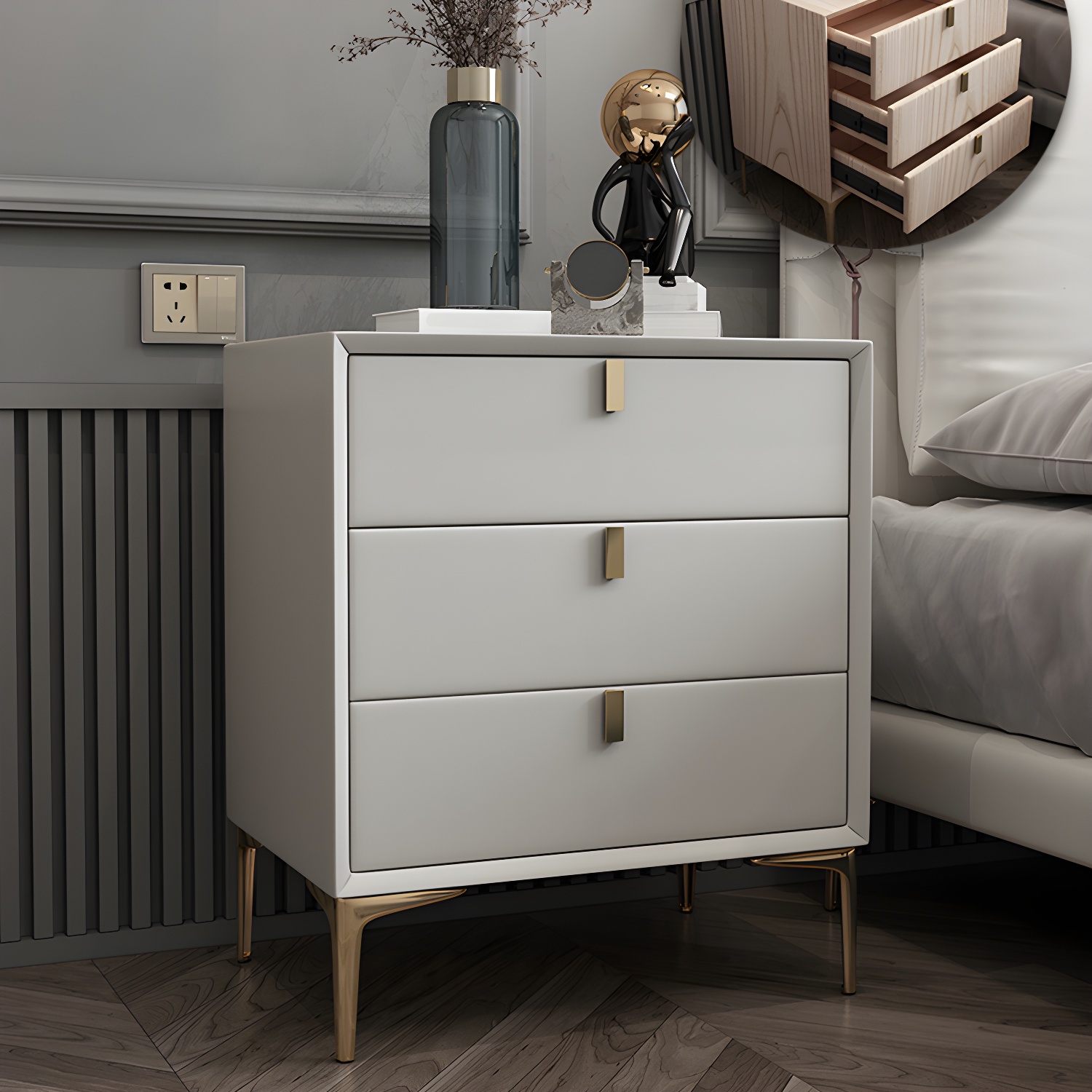 Modern Ash Nightstand | Ormau - image 9