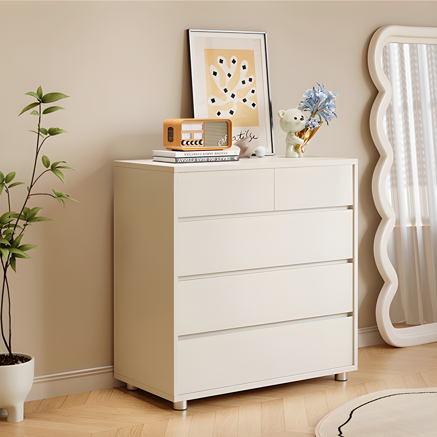 Modern White Dresser | Ormau - image 2