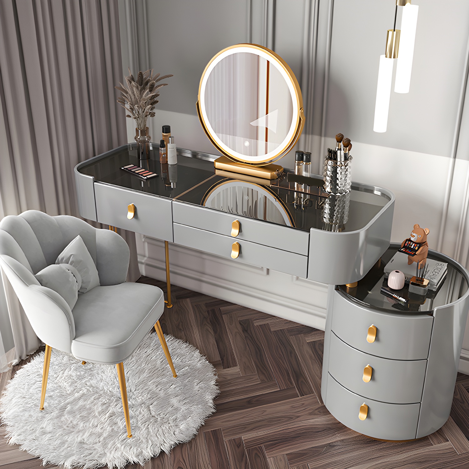 Glam Lighted Vanity | Ormau - image 13