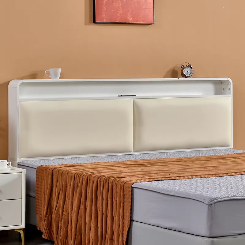 Panel Headboard with Shelves | Ormau - image 5