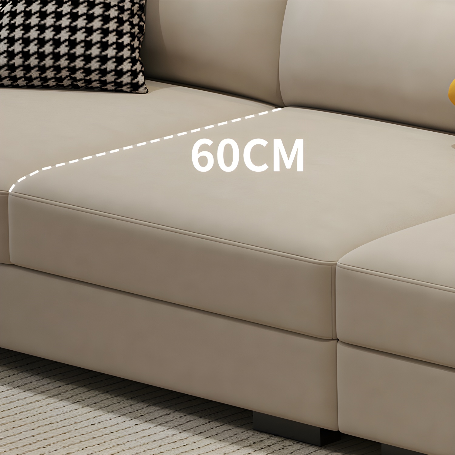 Scandinavian Wood Sofa Chaise | Ormau - image 13