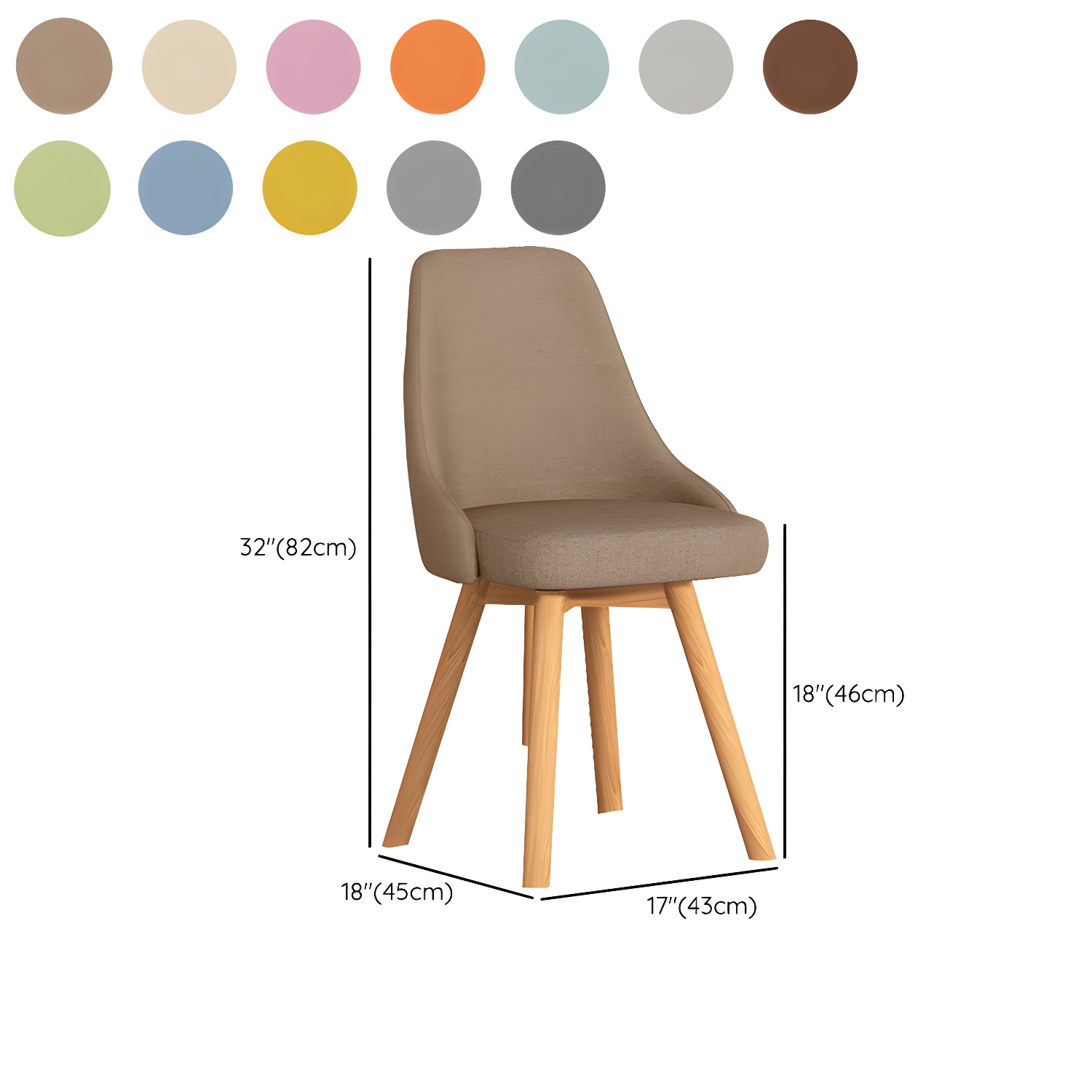 Modern Swivel Dining Chair | Ormau - image 20