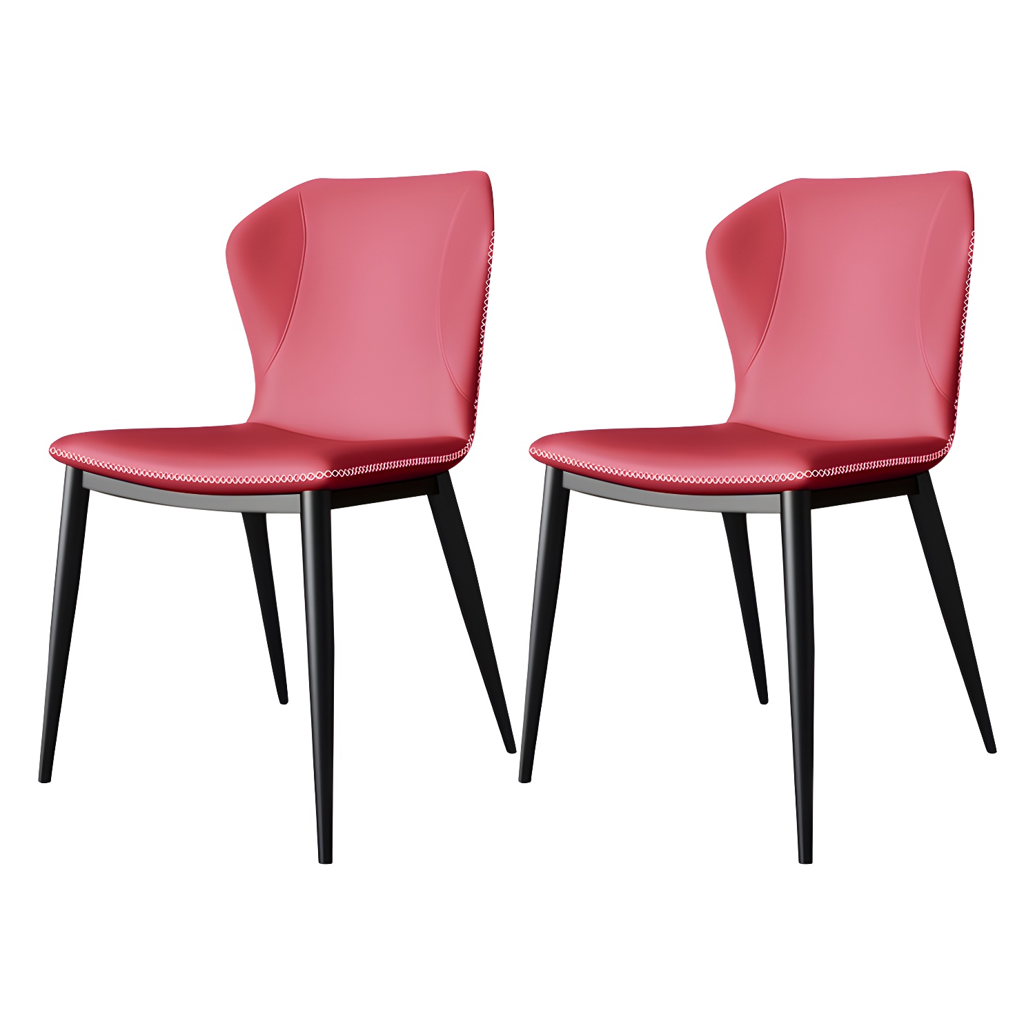 Wingback Leather Dining Chair | Ormau - image 31