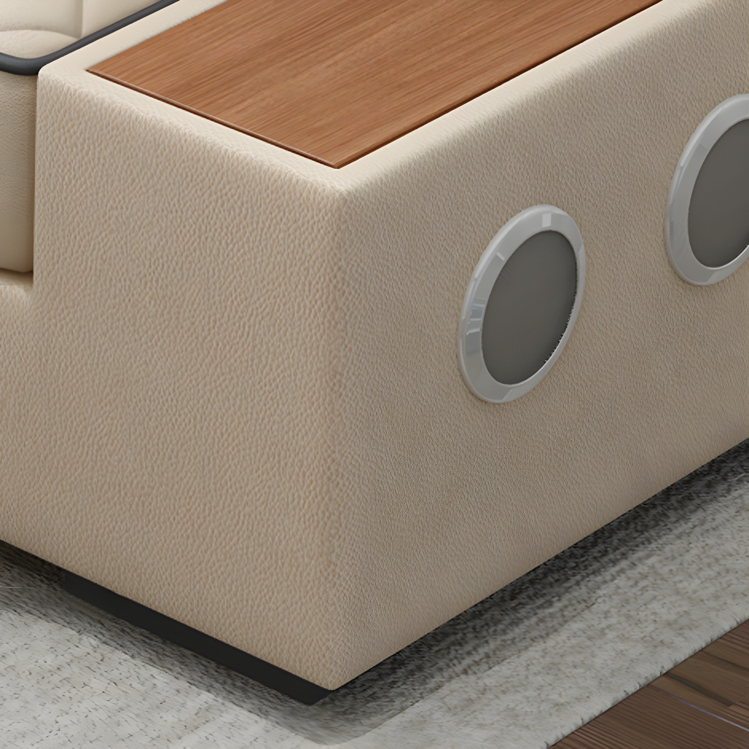 Modern Pillow Top Arm Sectional | Ormau - image 15