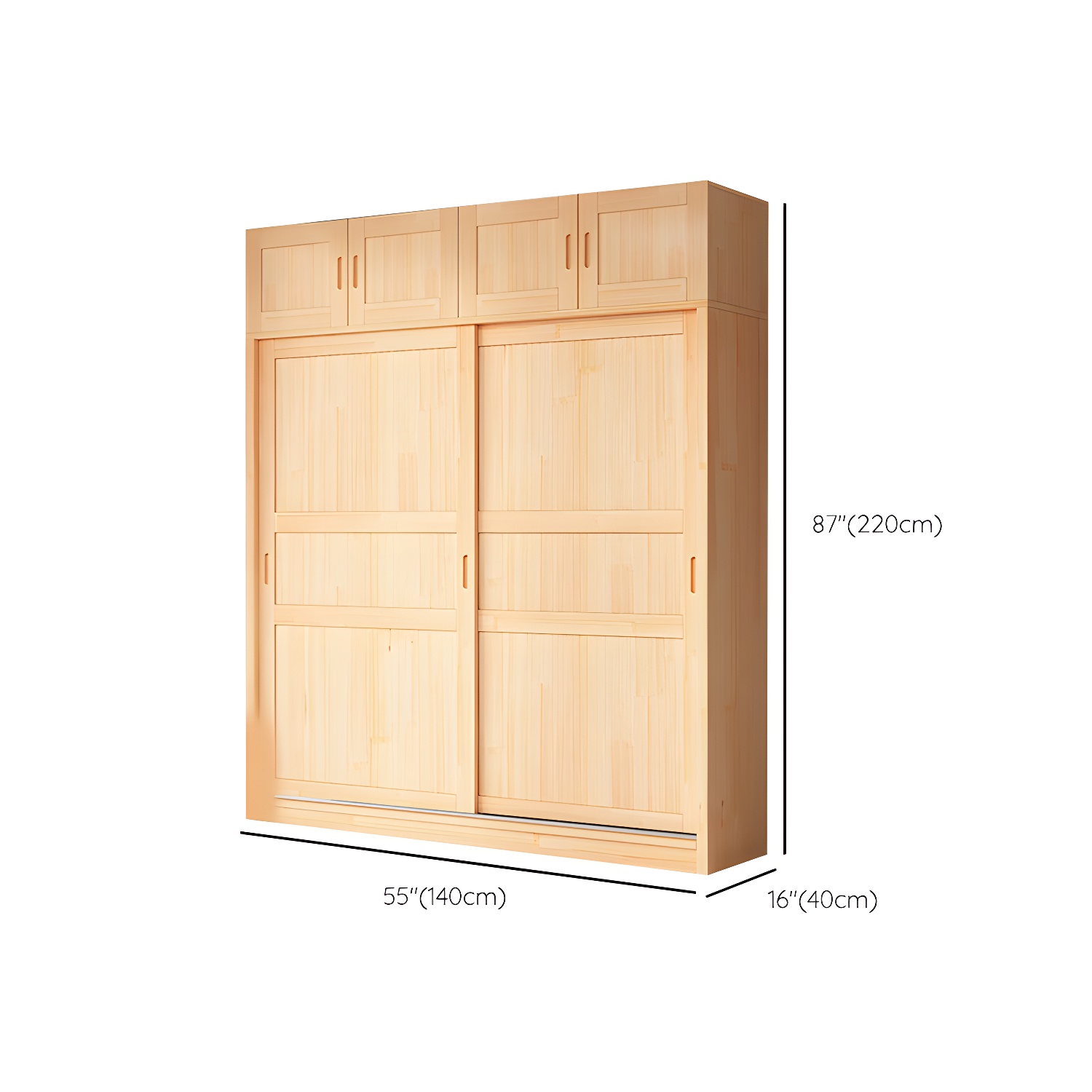 Natural Pine Wardrobe | Ormau - image 19