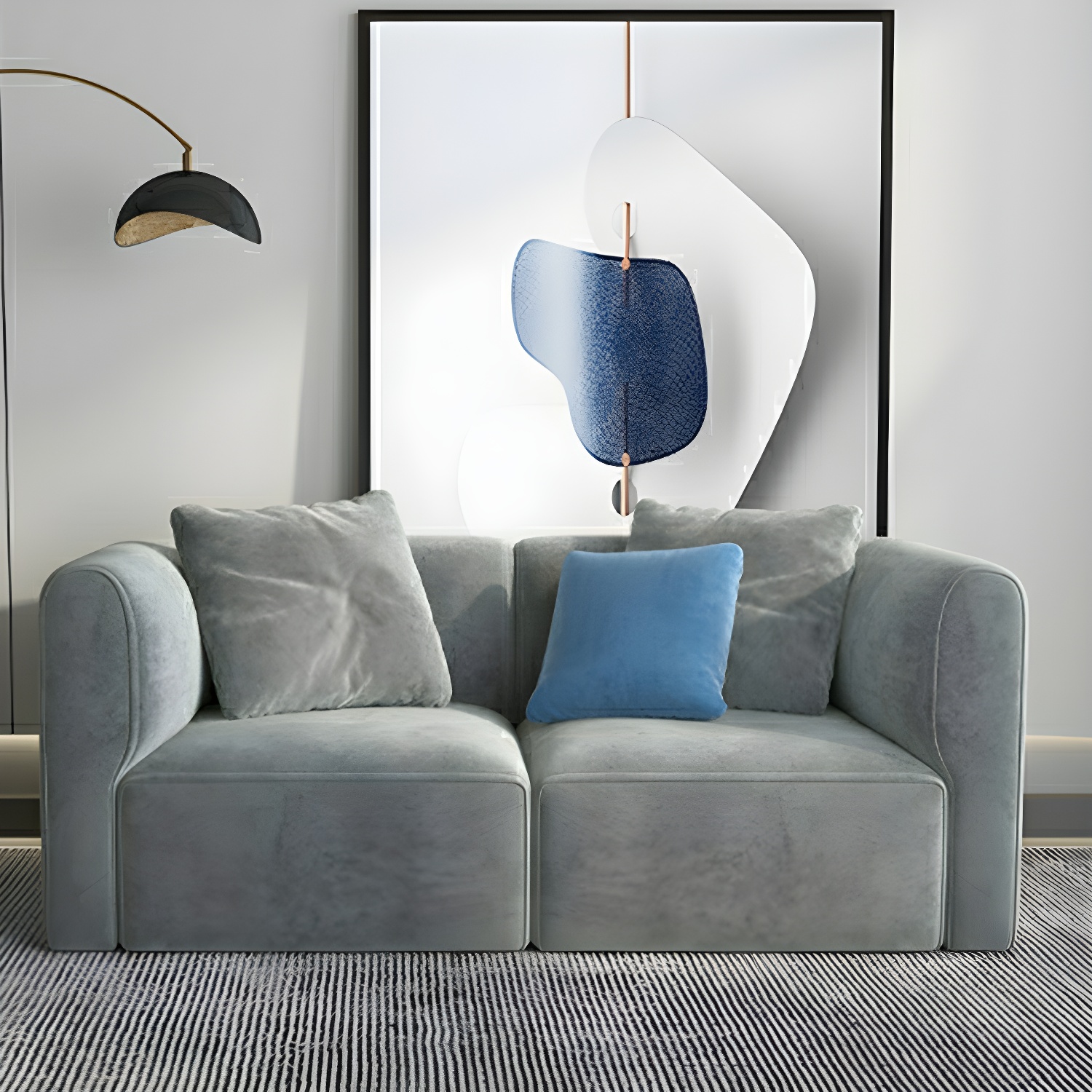 Flannel Sectional Sofa | Ormau - image 33