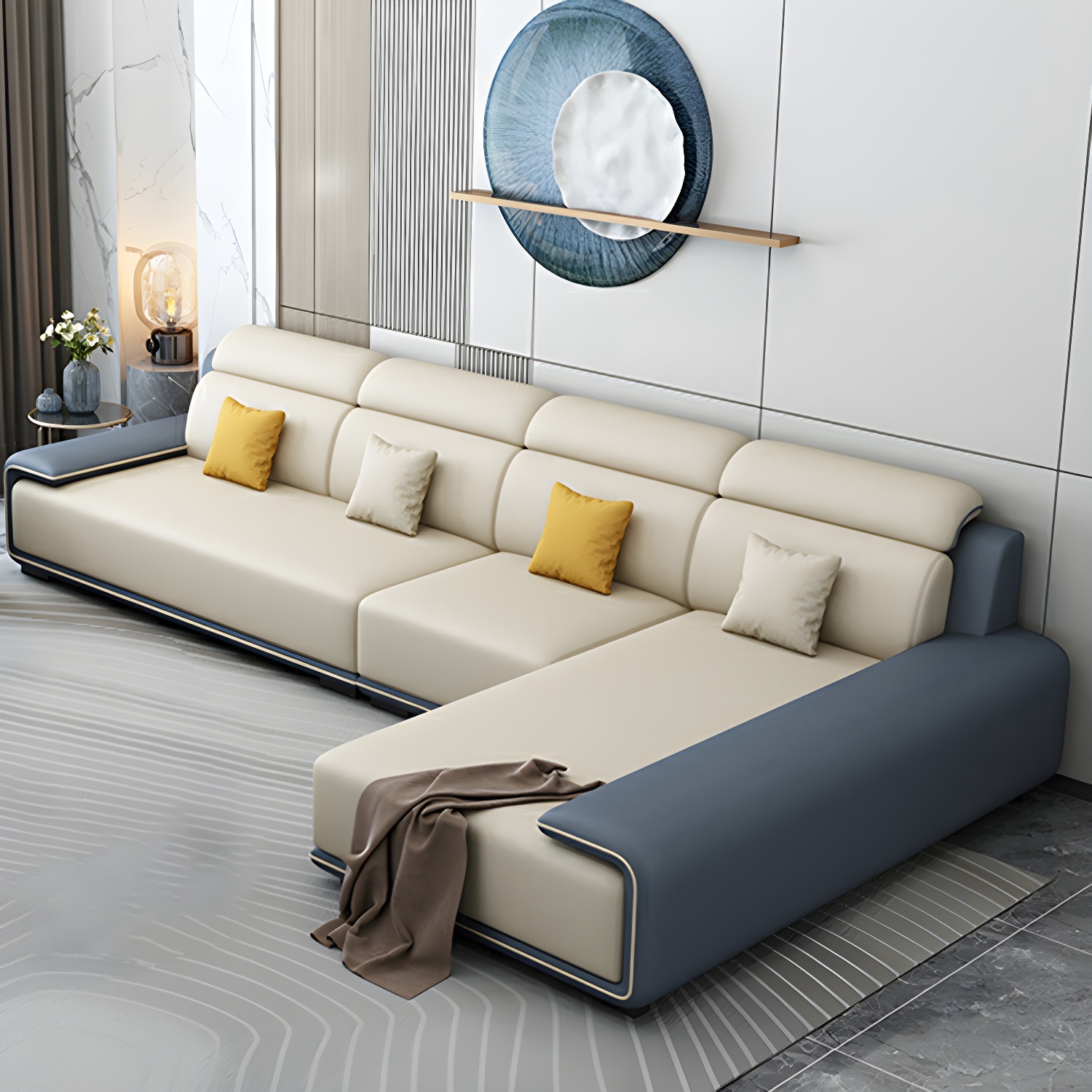Modern L-Shape Sectional | Ormau - image 7