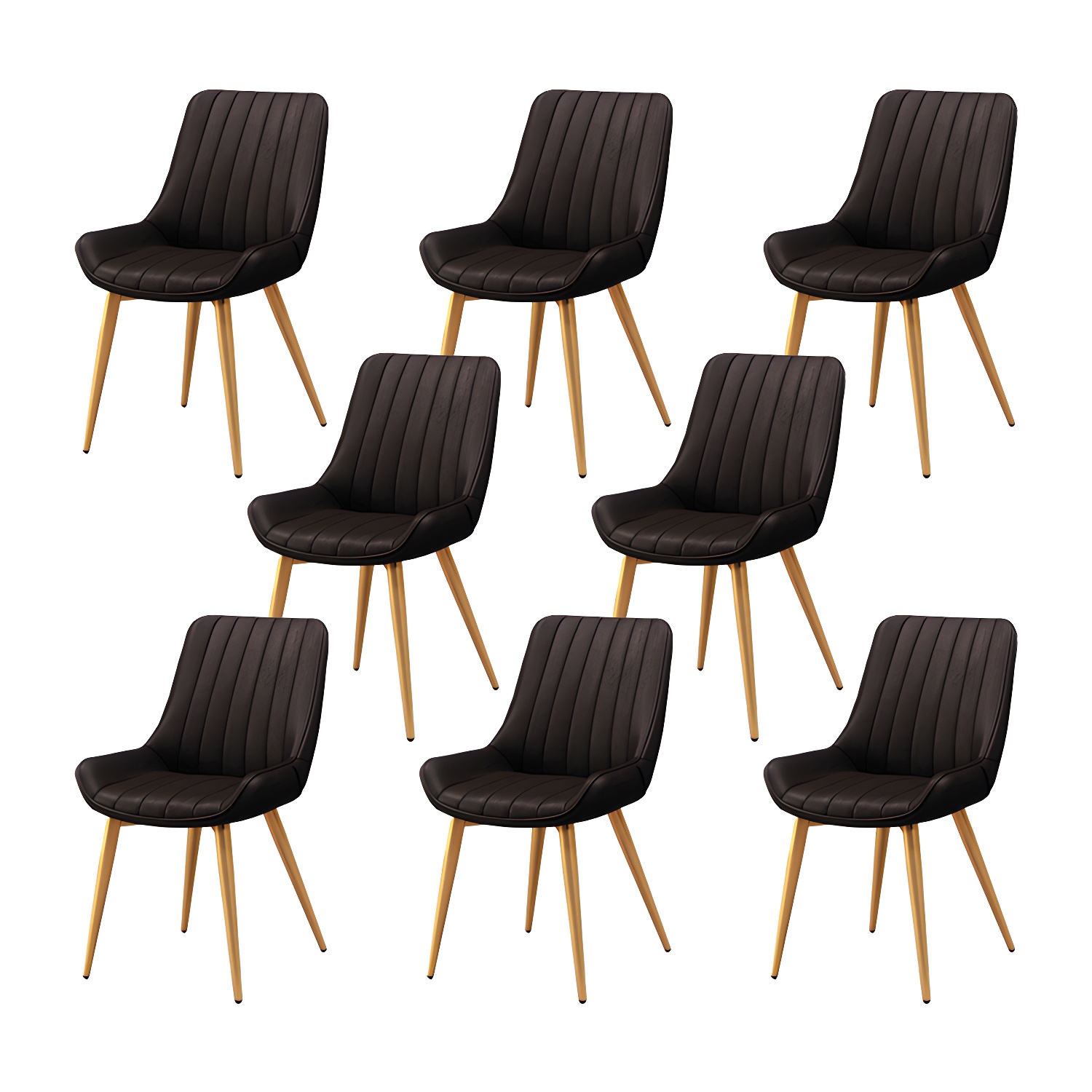 Faux Leather Dining Side Chair | Ormau - image 68