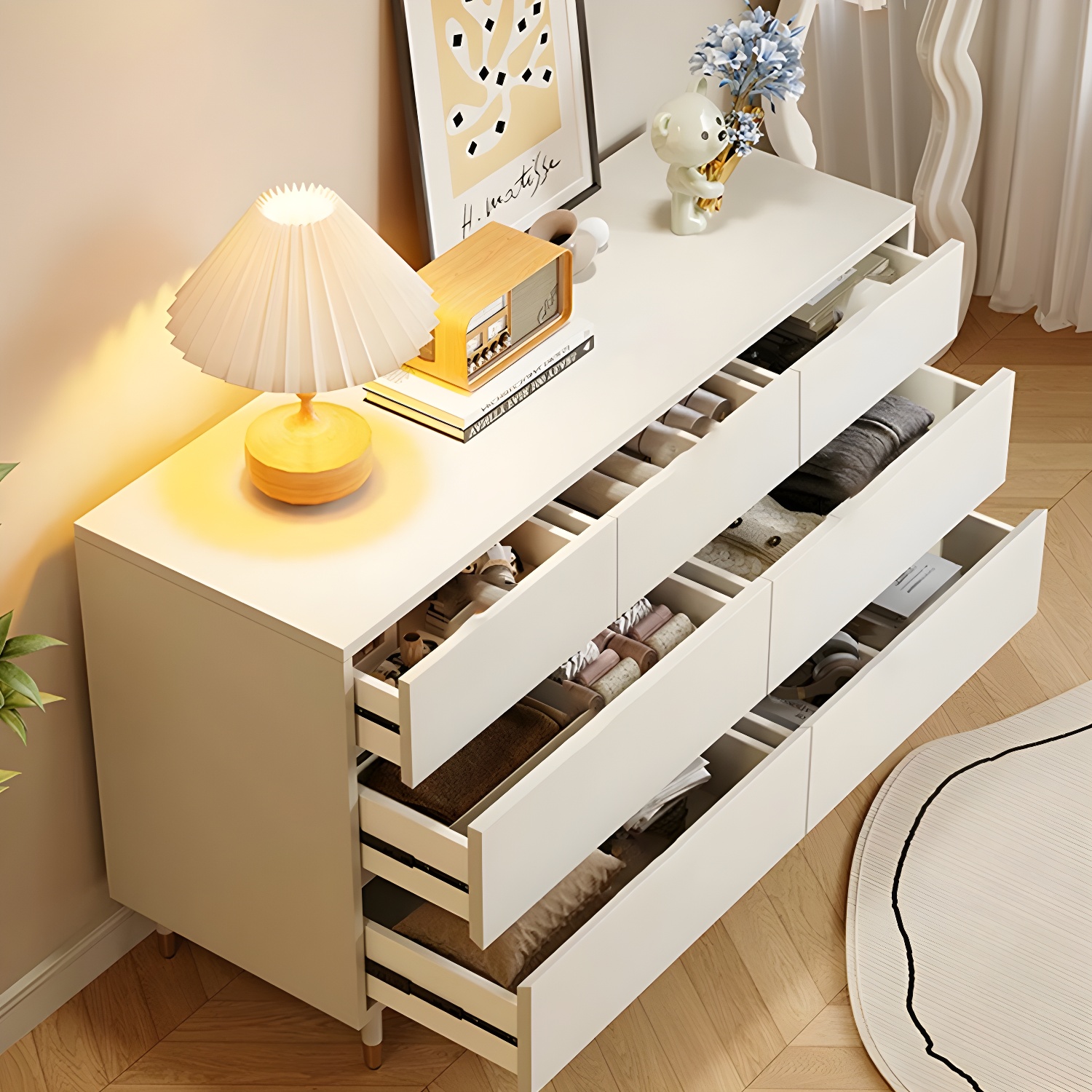 Modern White Dresser | Ormau - image 7