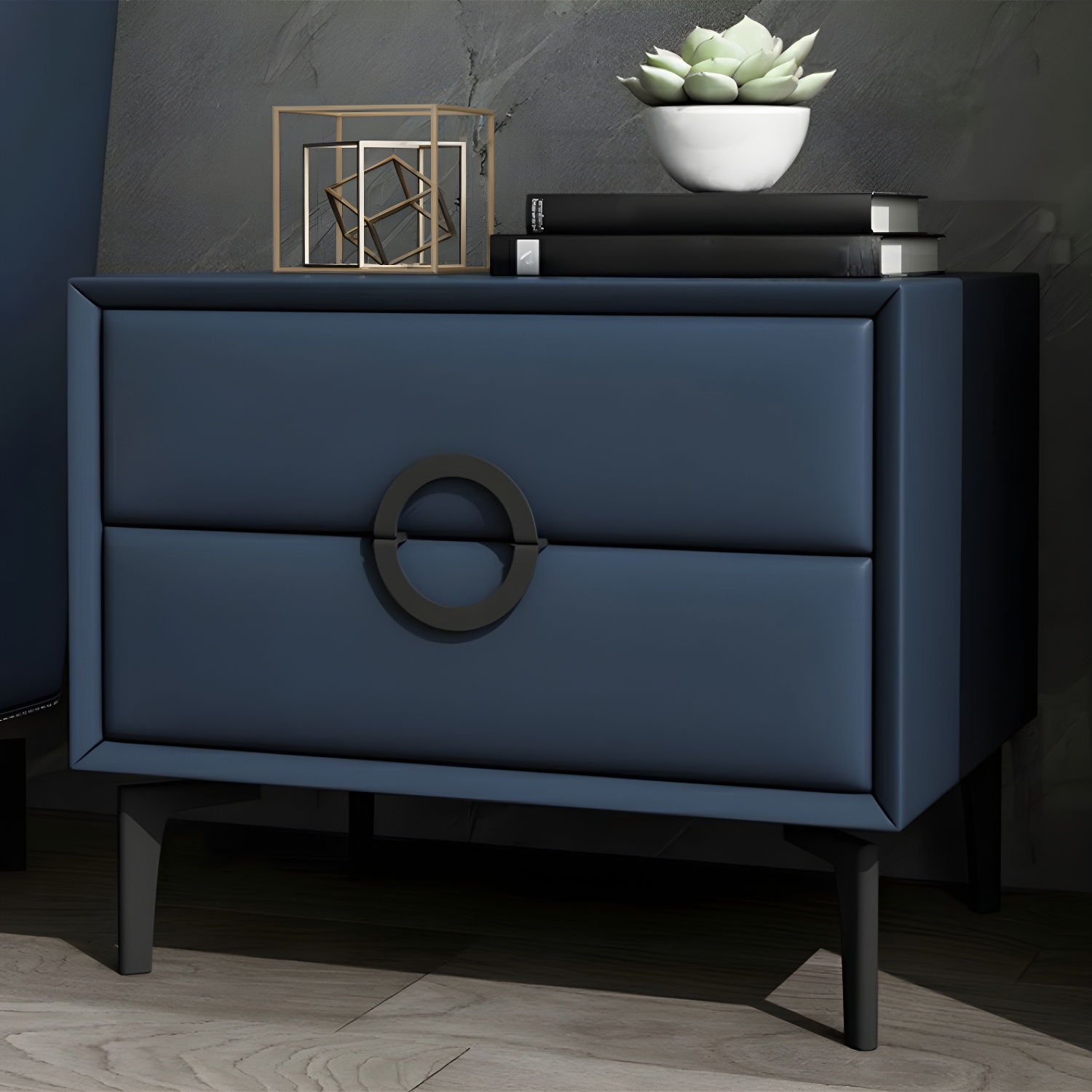 Glam Nightstand with Drawers | Ormau - image 3