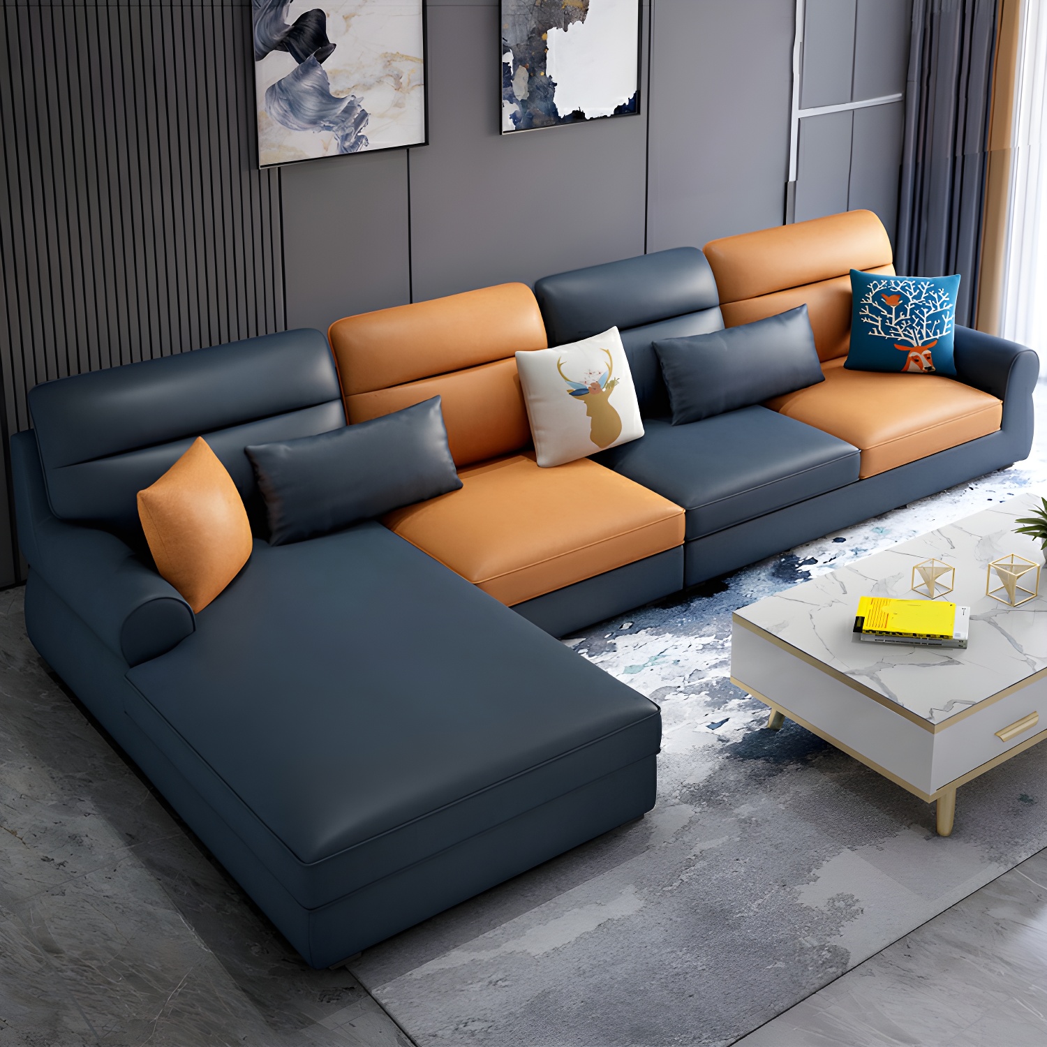 Architectural Sectional Sofa | Ormau - image 3