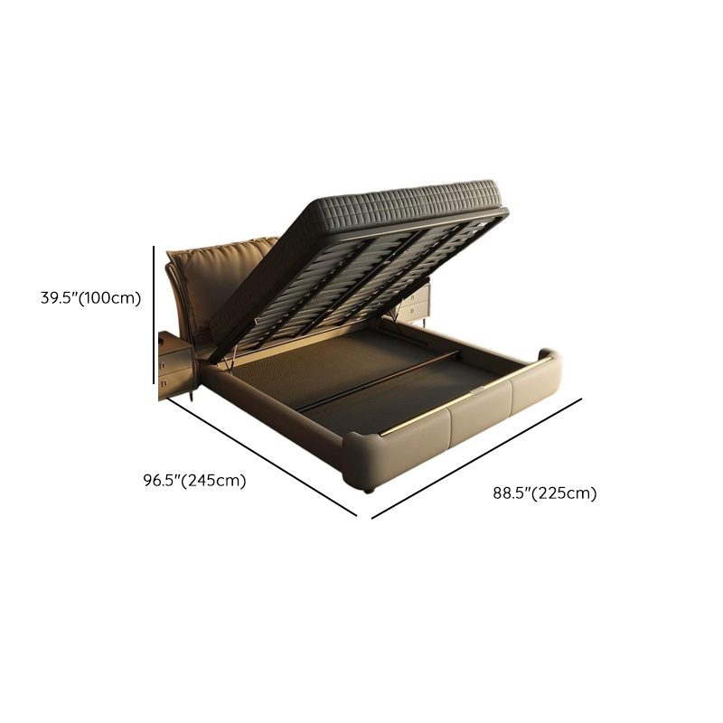 Luxurious Gray Storage Bed | Ormau - image 16