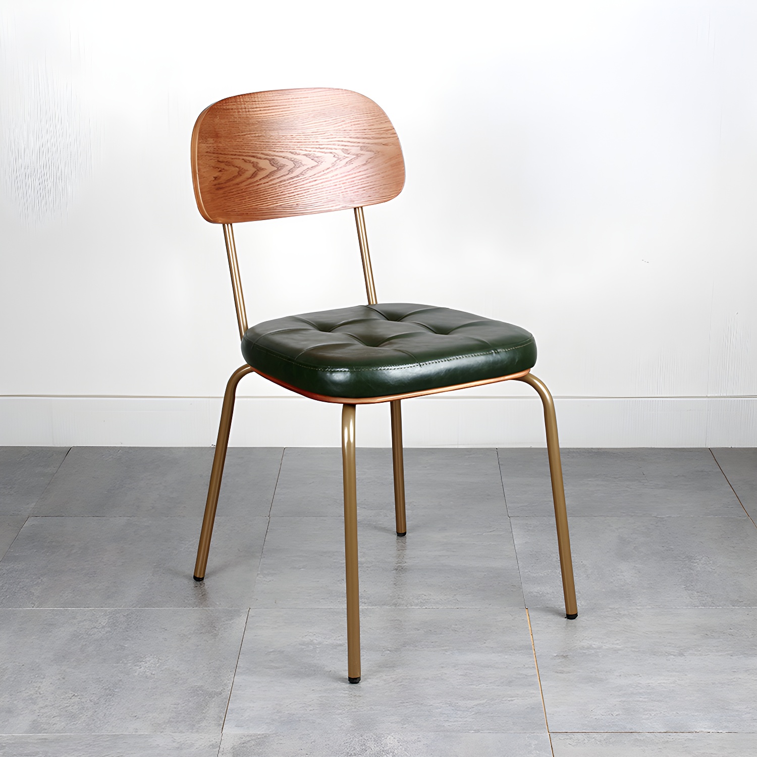 Industrial Leather Dining Chair | Ormau - image 4