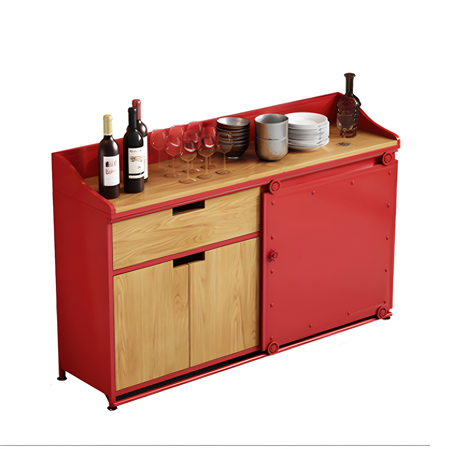 Metal & Wood Sideboard | Ormau - image 3
