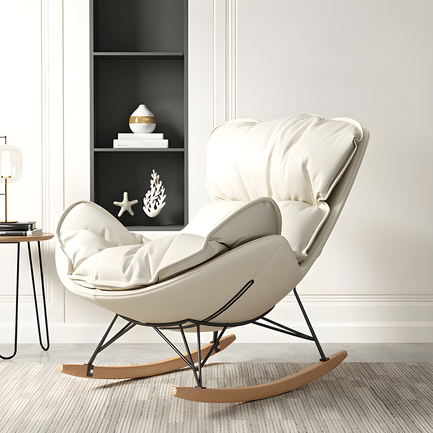Upholstered Rocking Chair | Ormau - image 10