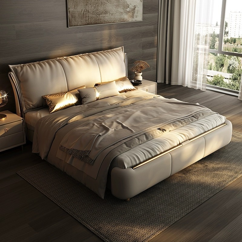 Luxurious Gray Storage Bed | Ormau - image 3