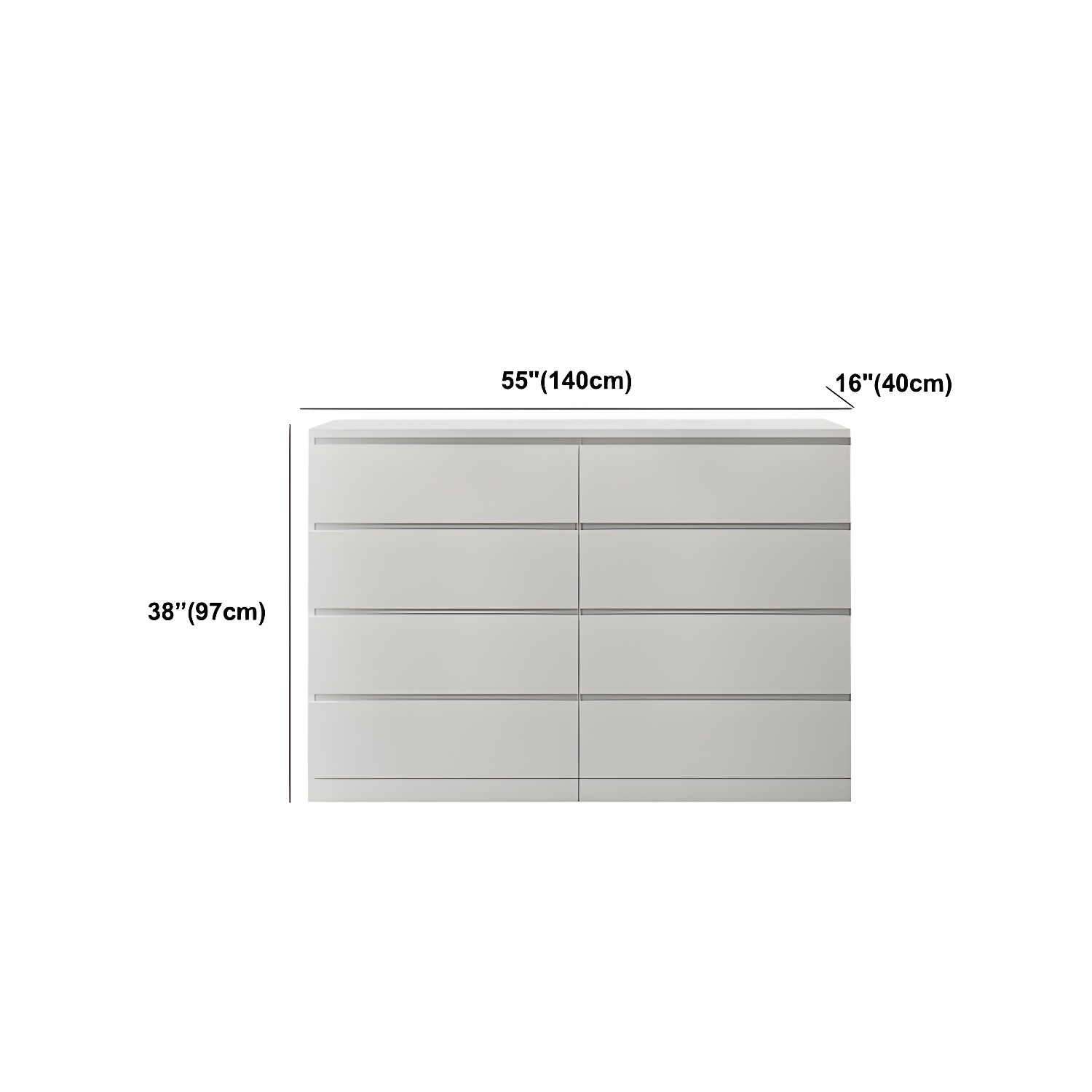 White Modern Chest | Ormau - image 22