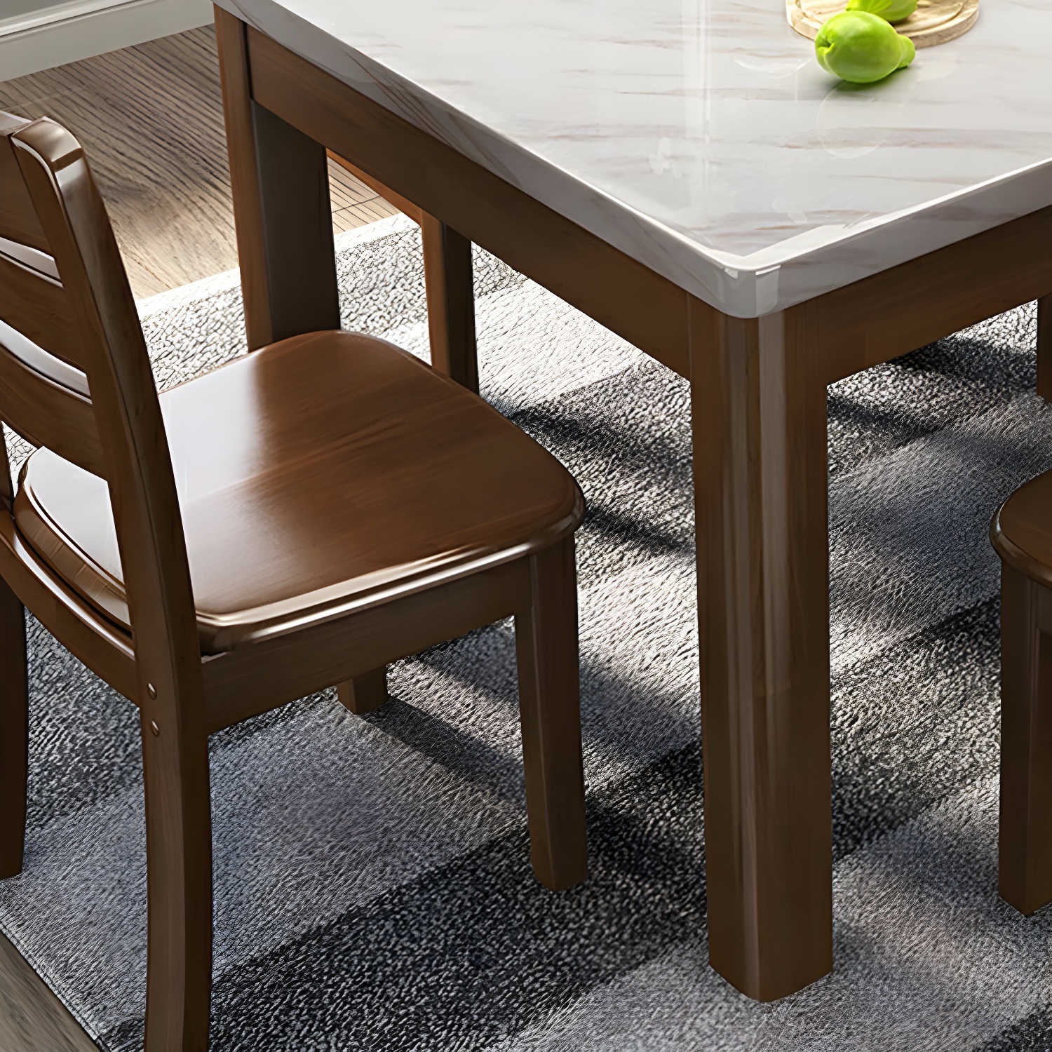 Square Marble Dining Set | Ormau - image 8