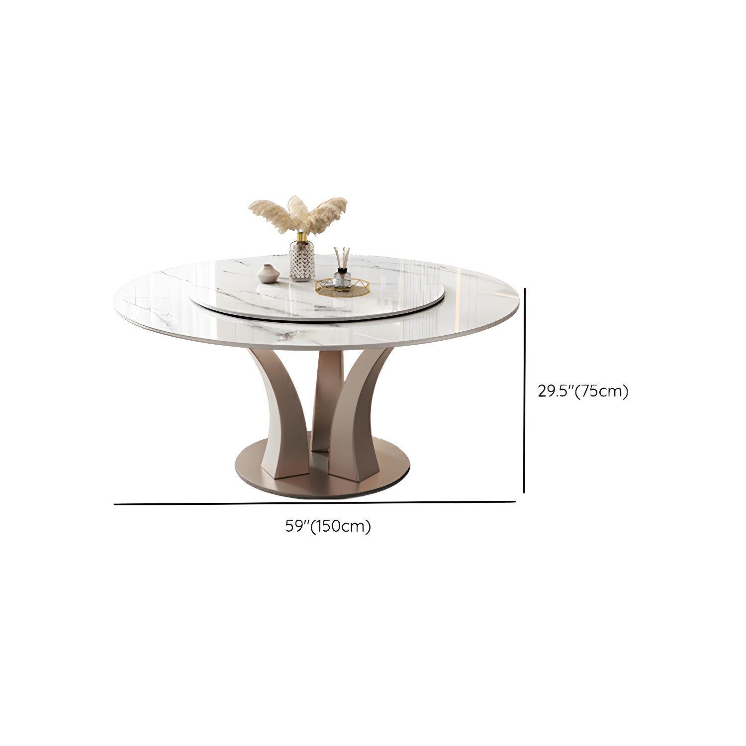 Glam Round Dining Set | Ormau - image 9