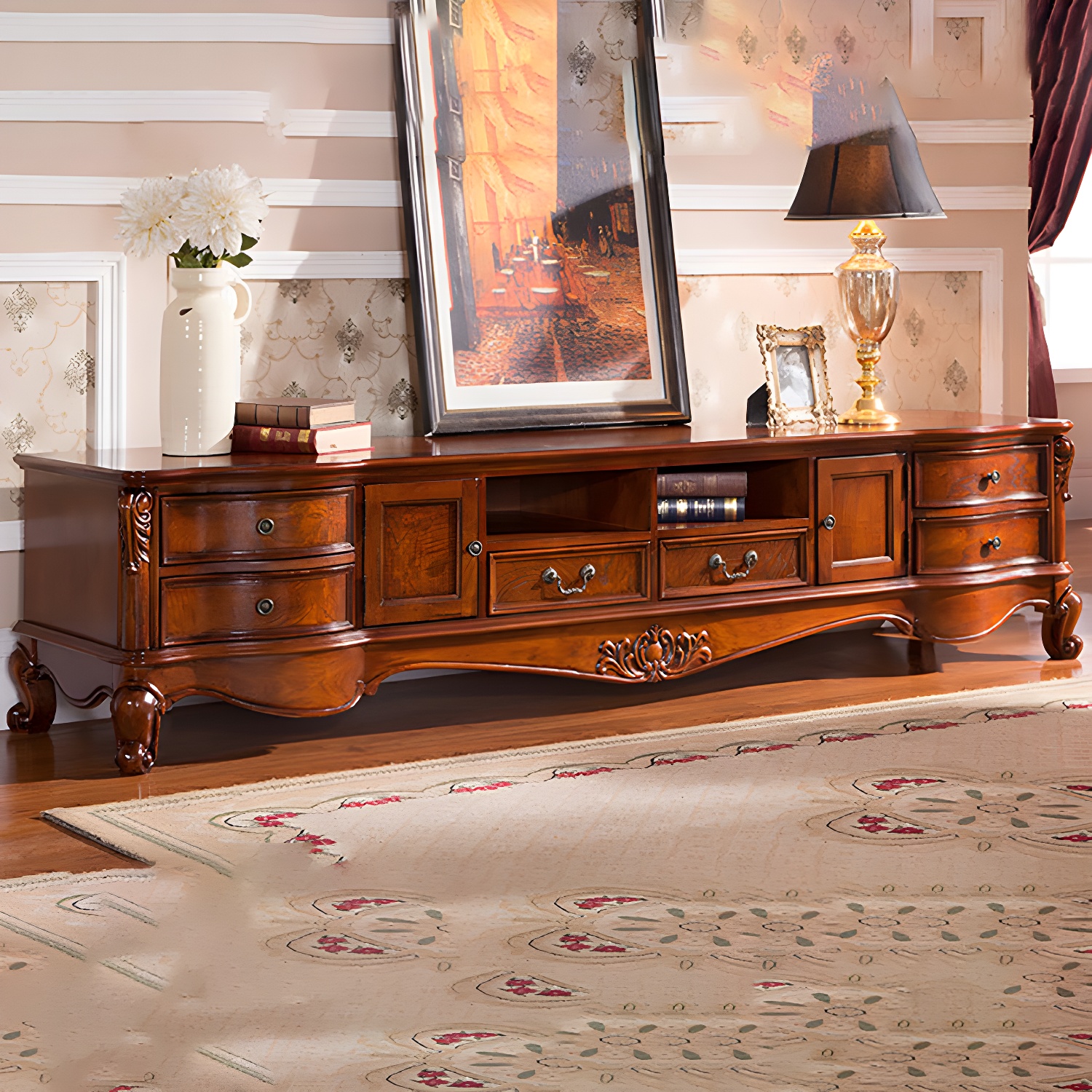 Solid Wood TV Console | Ormau - image 3