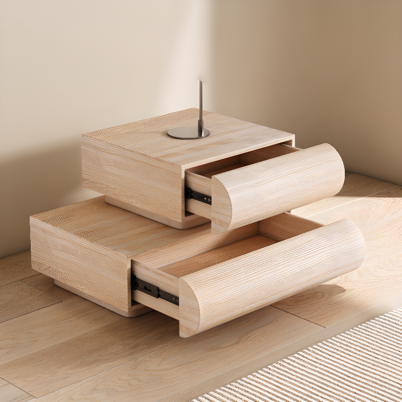 Casual Wood Nightstand | Ormau - image 11