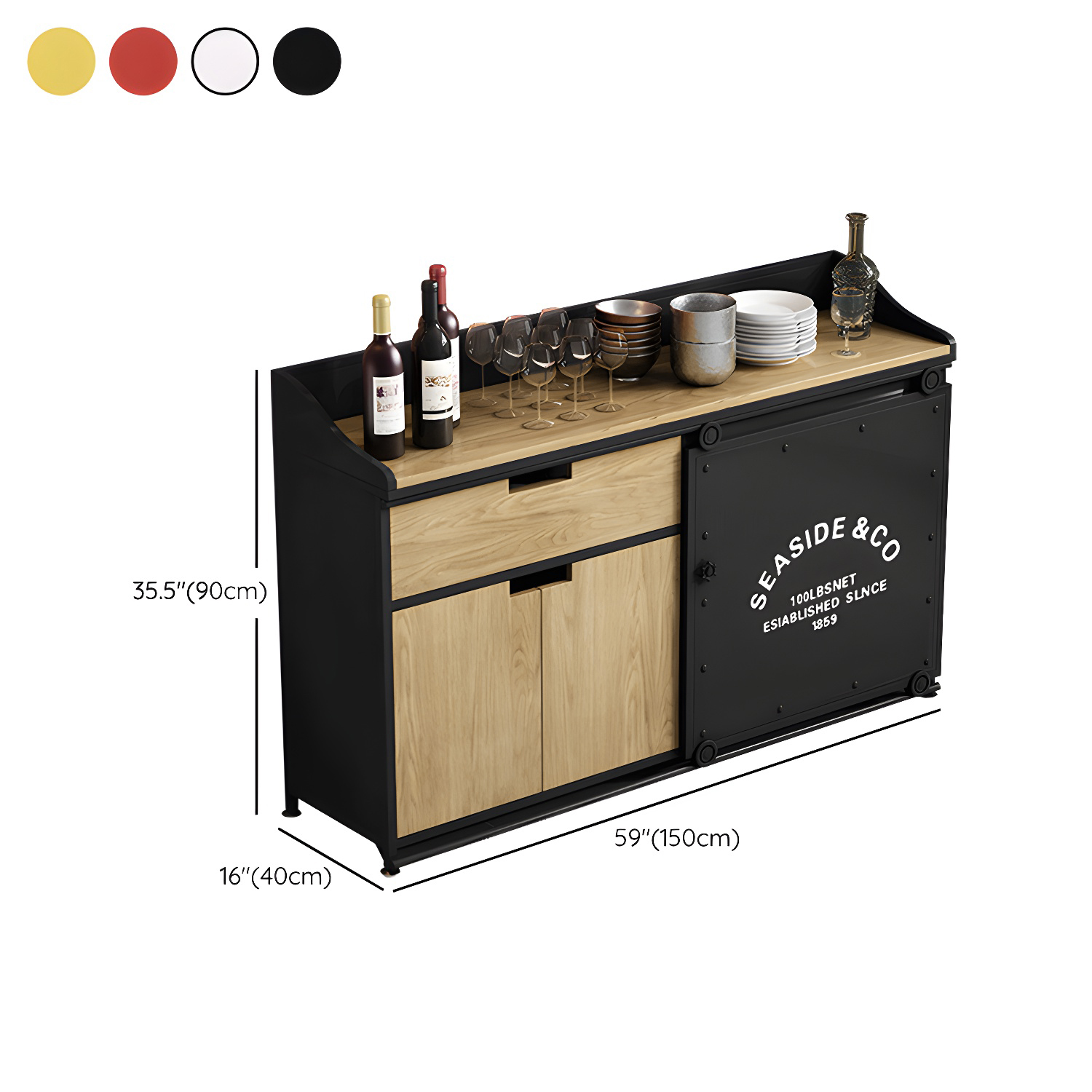 Metal & Wood Sideboard | Ormau - image 20