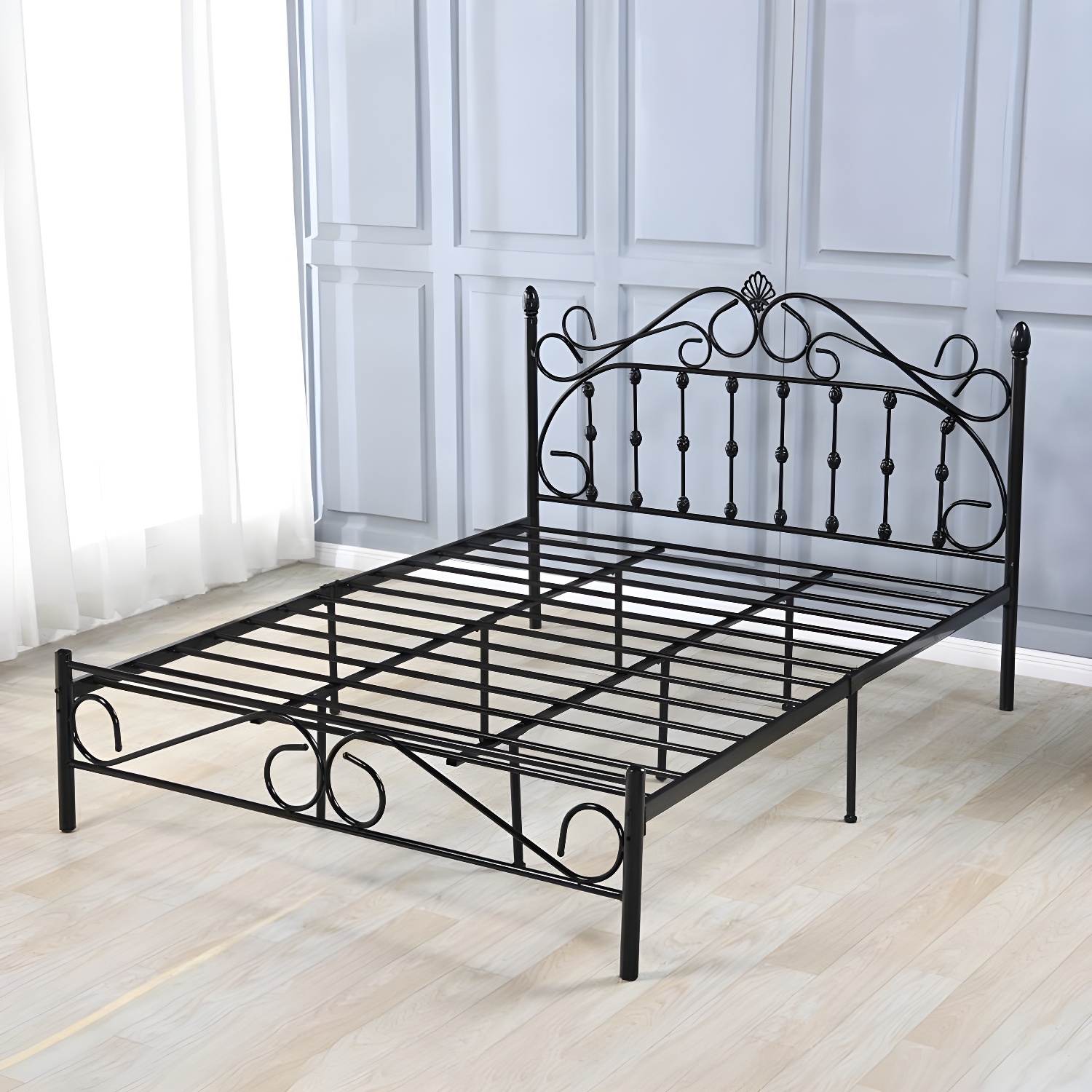Industrial Iron Bed | Ormau - image 13