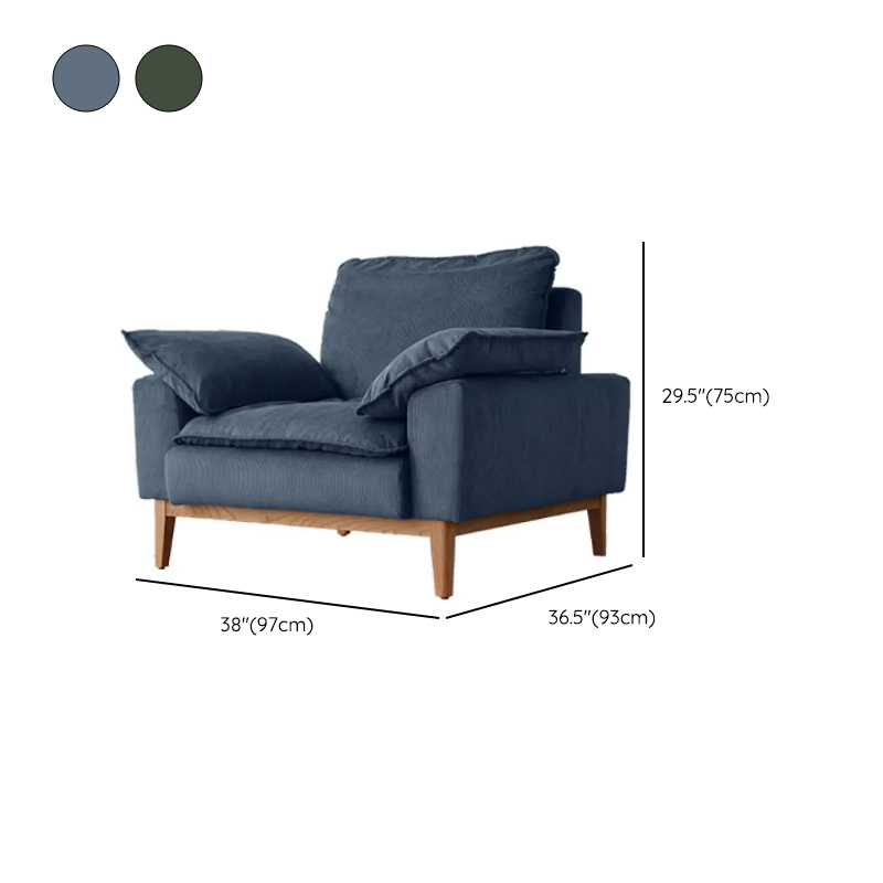 Modern Corduroy Sectional Sofa | Ormau - image 19