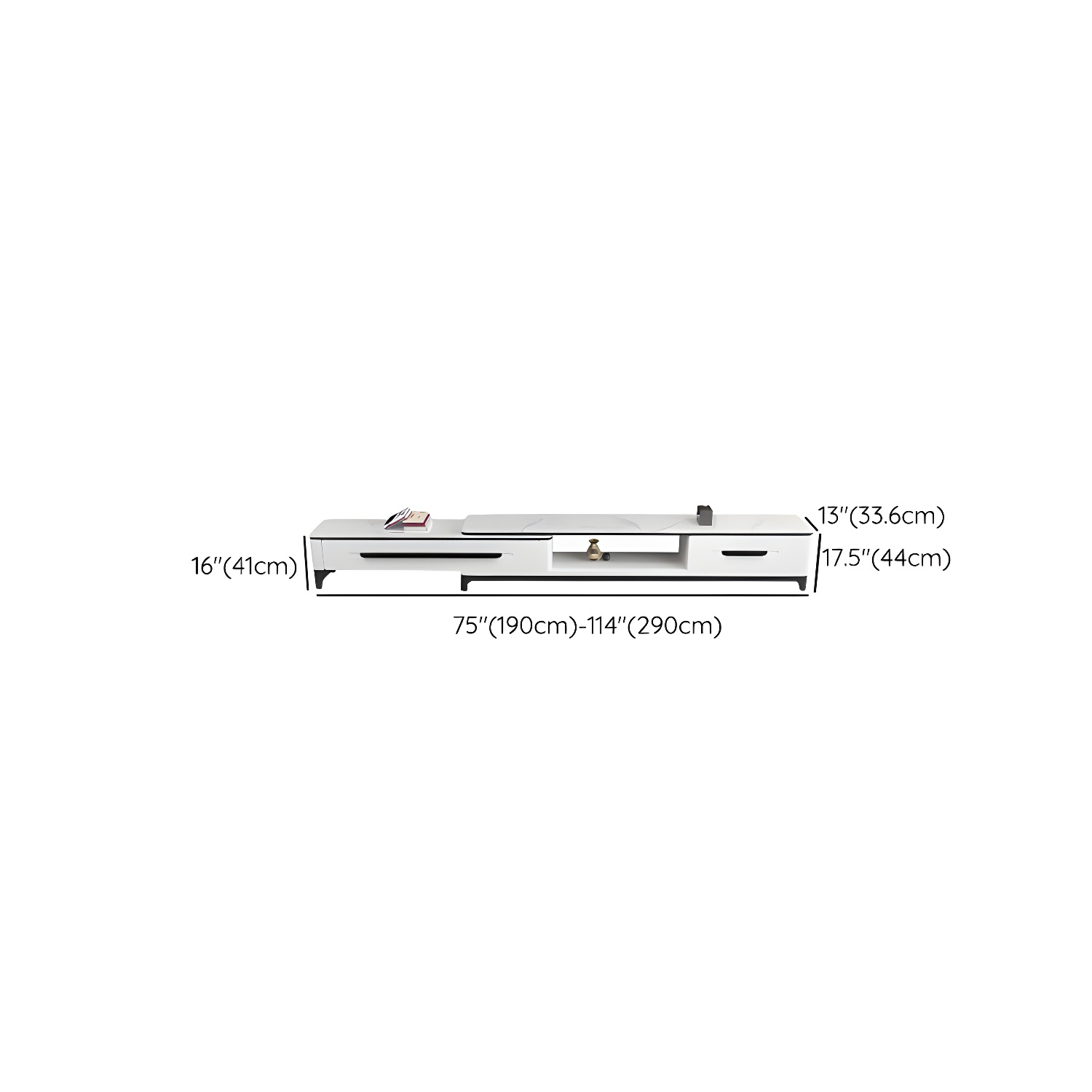 Modern Stone TV Console | Ormau - image 12