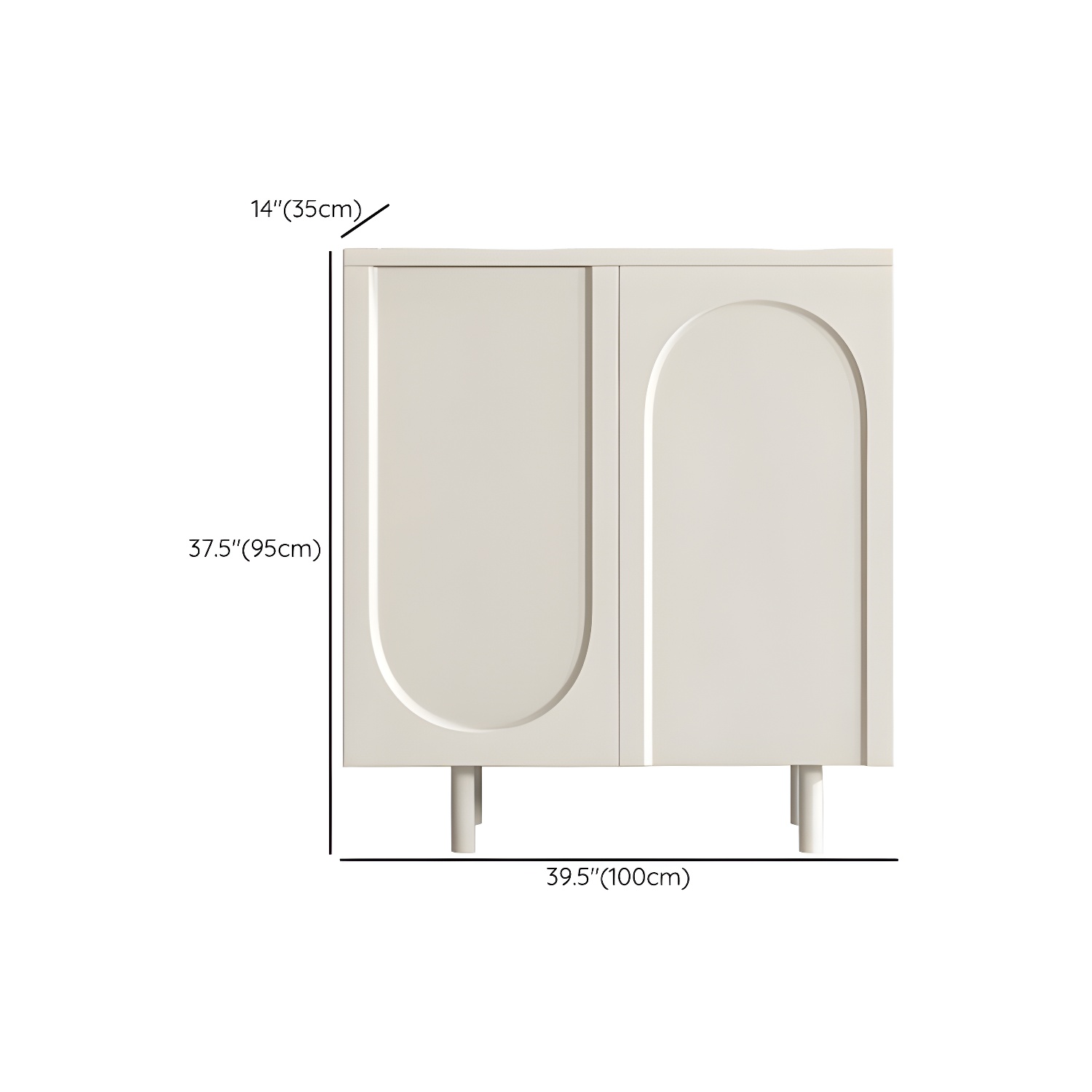 Modern White Buffet | Ormau - image 11