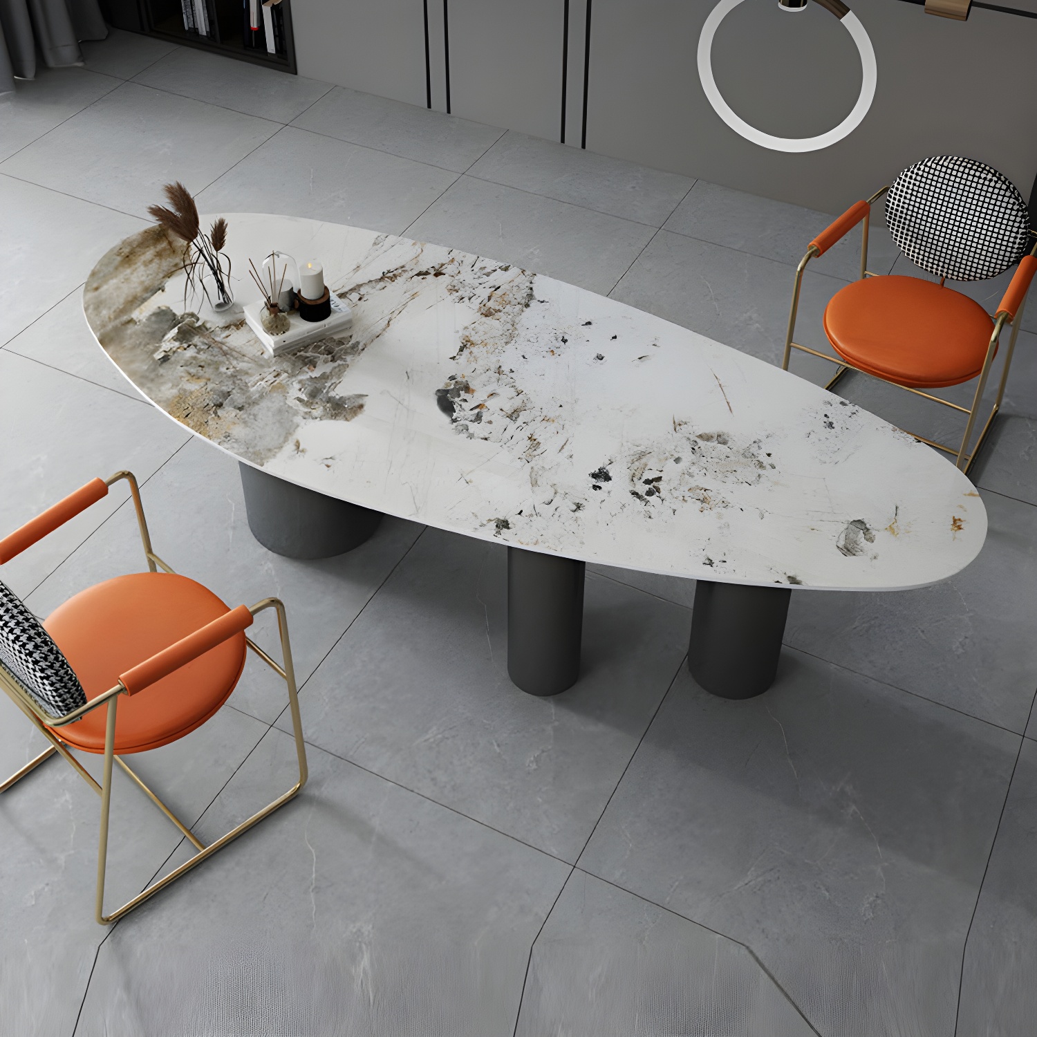 Oval Stone Dining Table | Ormau - image 4