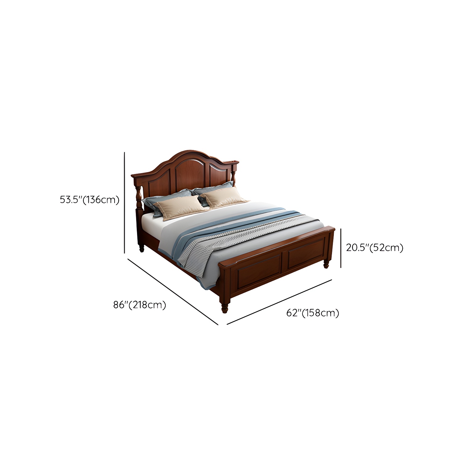 Arched Mahogany Bed | Ormau - image 15