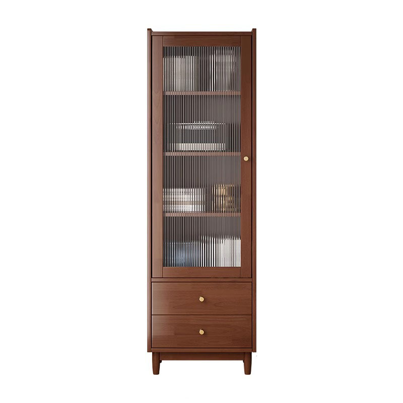 Solid Wood Accent Cabinet with Glass Door | Ormau - image 7