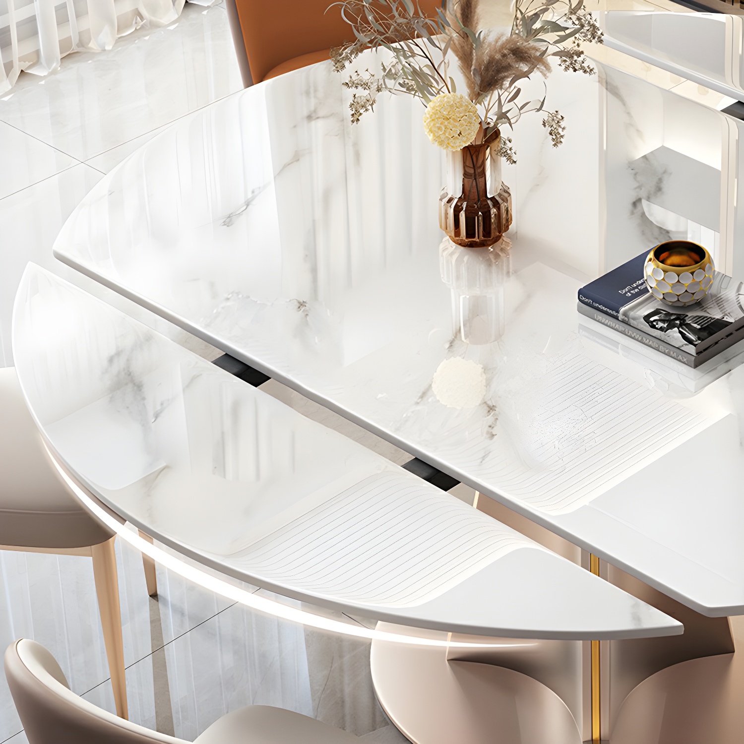 Glam Round Dining Set | Ormau - image 7