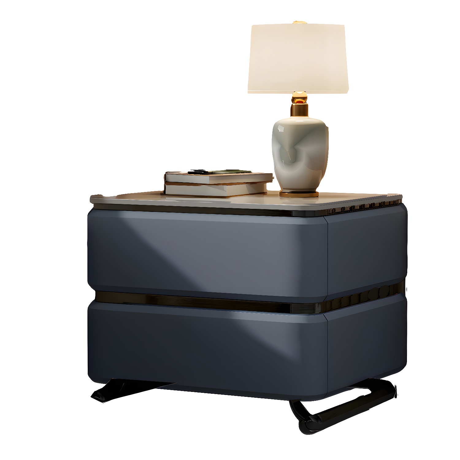 Modern Stone Nightstand | Ormau - image 22