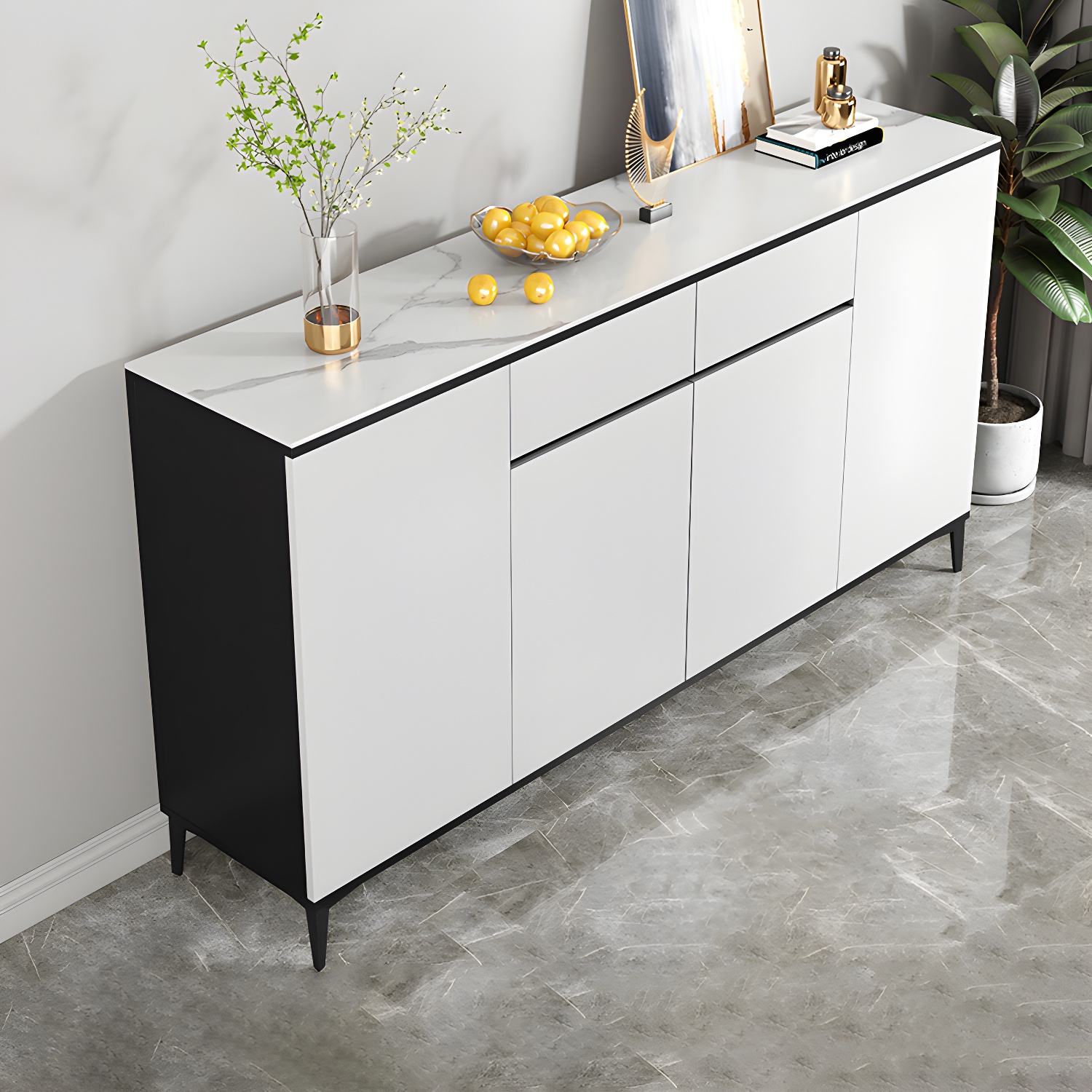 White Wood Buffet Sideboard | Ormau - image 30