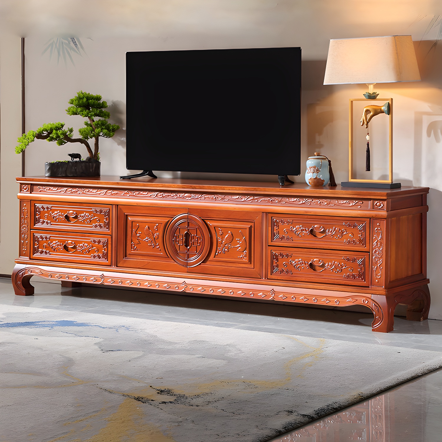 Classical Wood TV Stand | Ormau - image 22