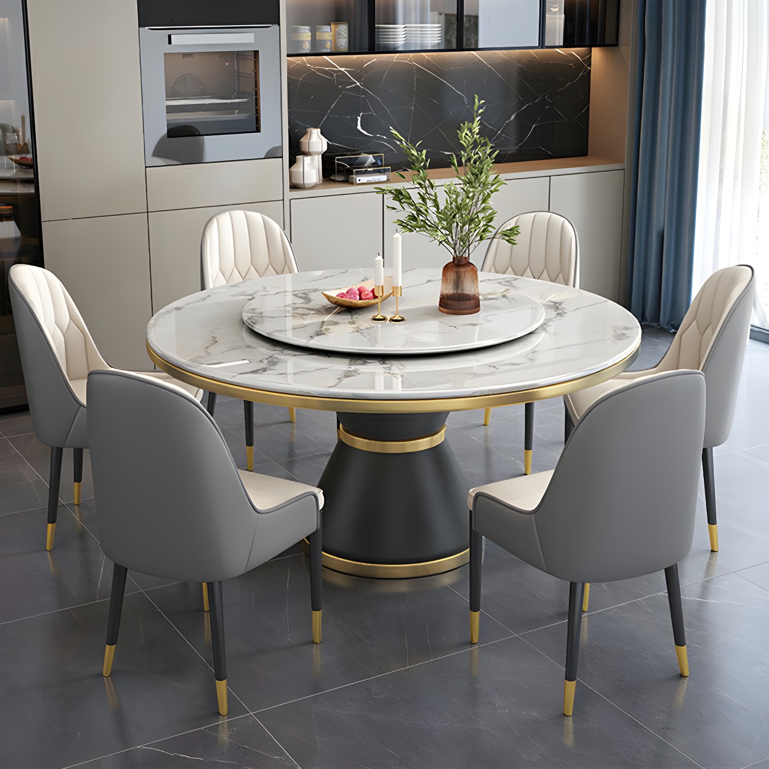 Glam Marble Dining Set | Ormau - image 2
