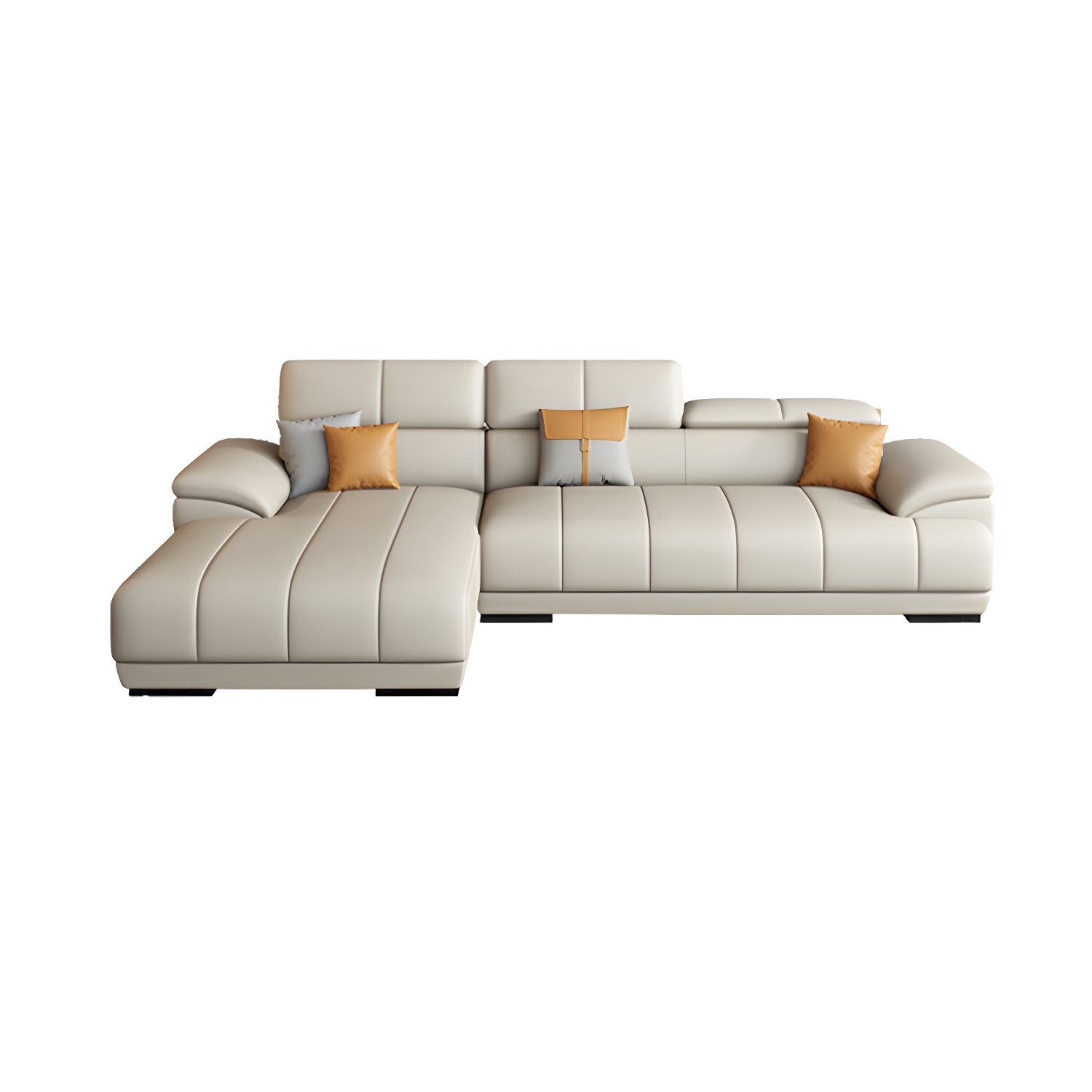 Elegant Leather Sectional | Ormau - image 8