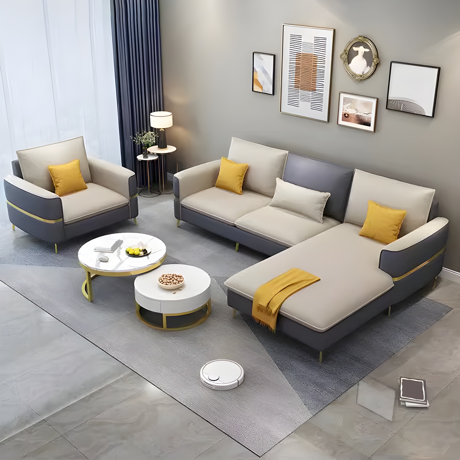 Glam Sectional Sofa | Ormau - image 3