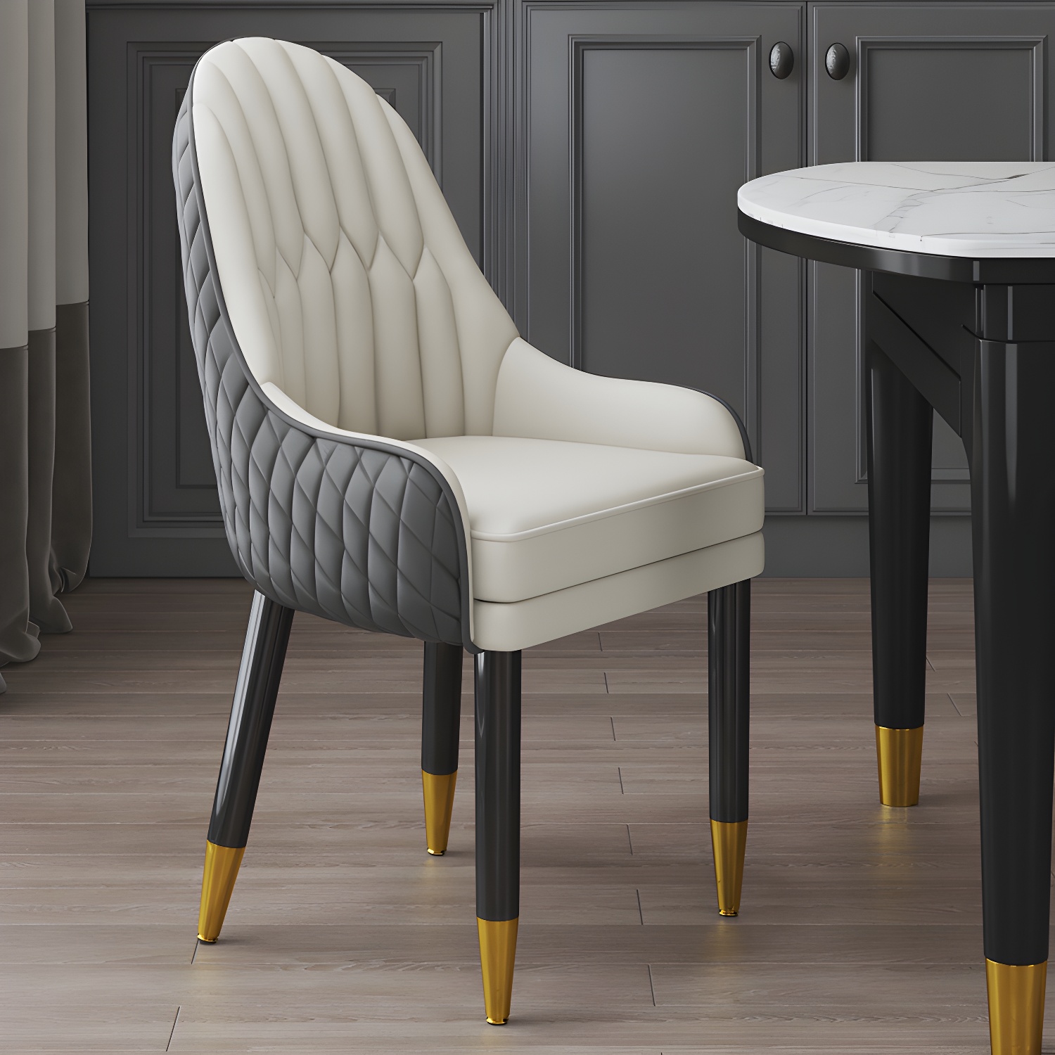 Upholstered Parsons Dining Chair | Ormau - image 6