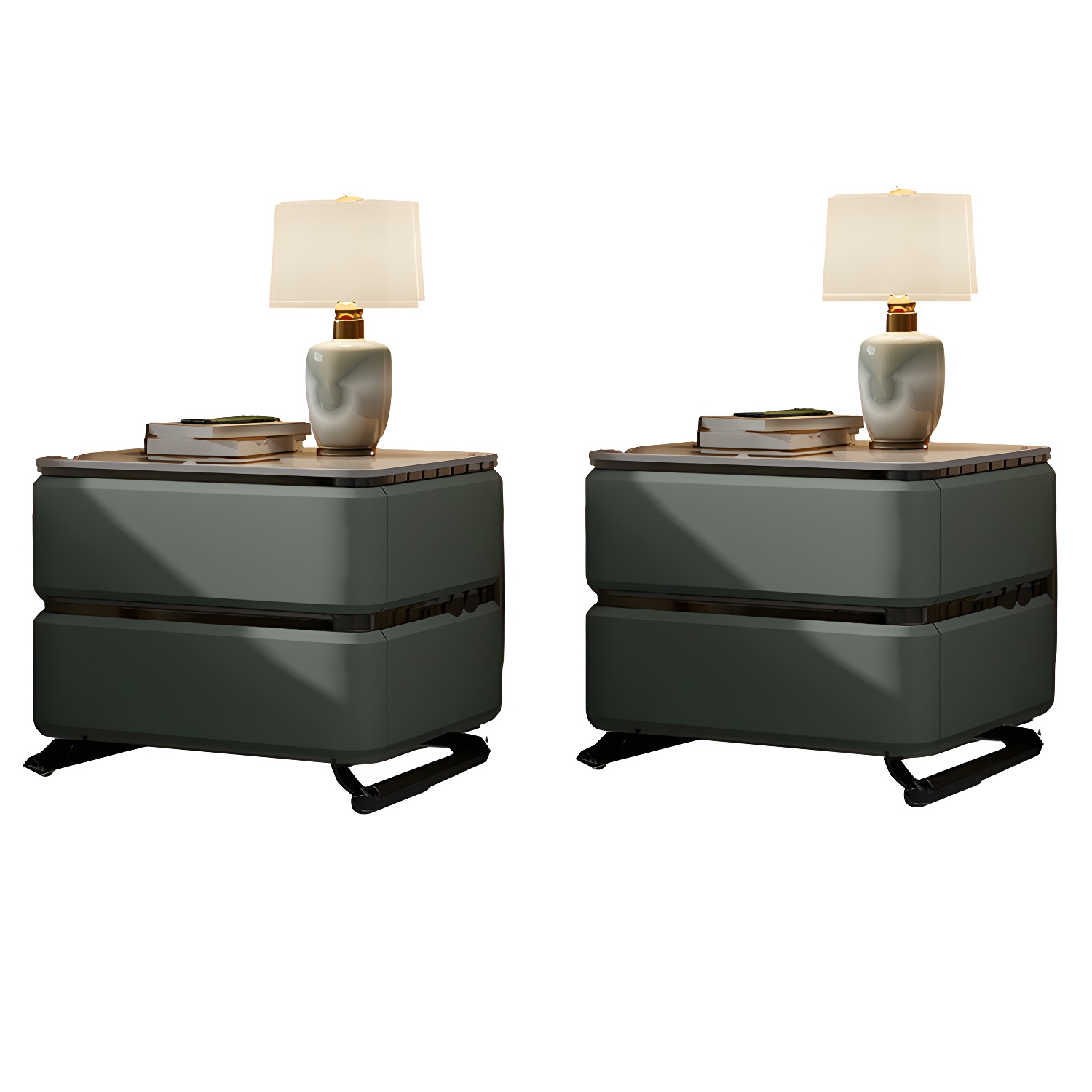 Modern Stone Nightstand | Ormau - image 36