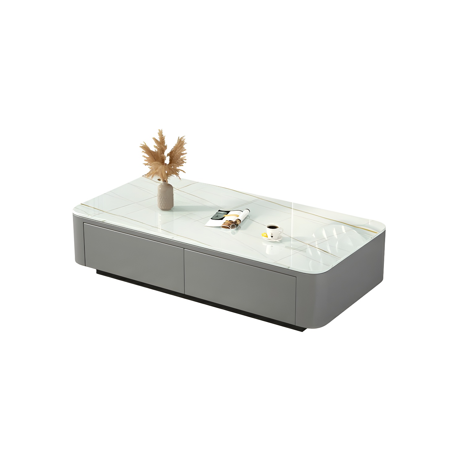 Rectangular Glass Coffee Table | Ormau - image 12
