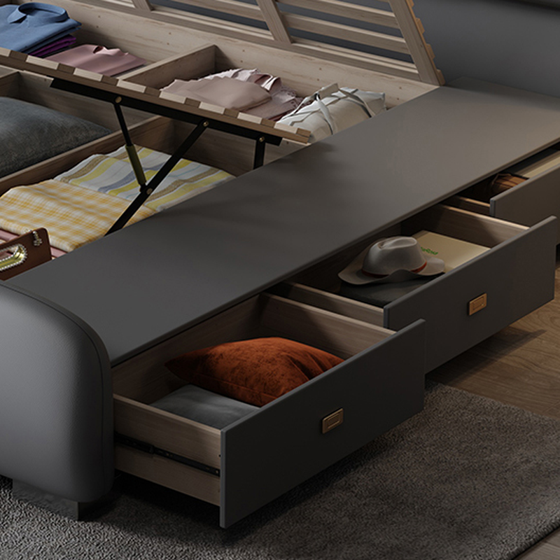 Light Gray Panel Bed | Ormau - image 3