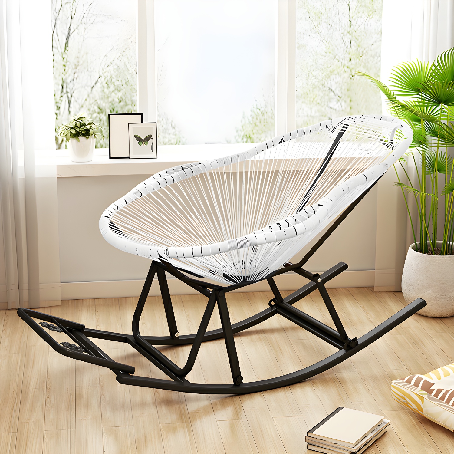 Wicker Rocking Accent Chair | Ormau - image 25