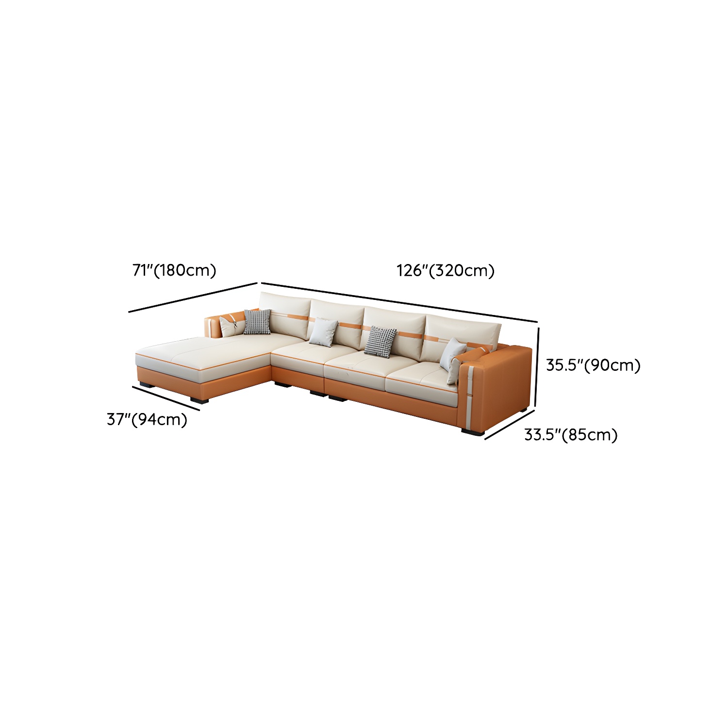 Scandinavian Sectional Sofa | Ormau - image 20